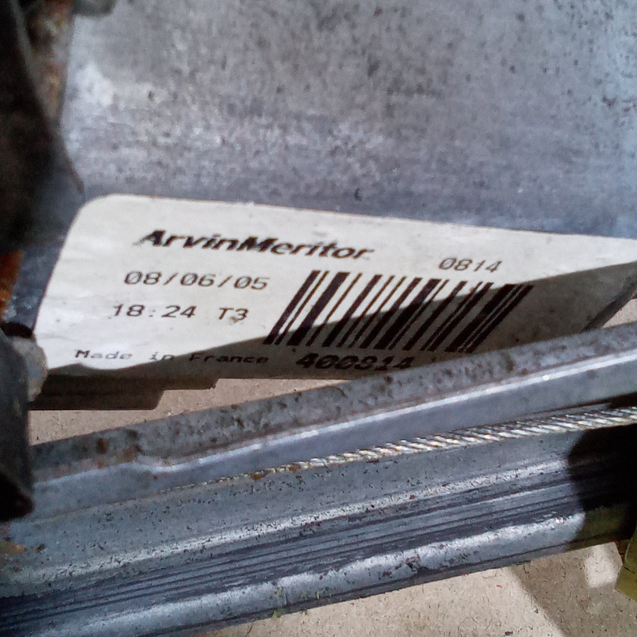 motor de elevalunas delantero derecho Peugeot 1007 año 2007