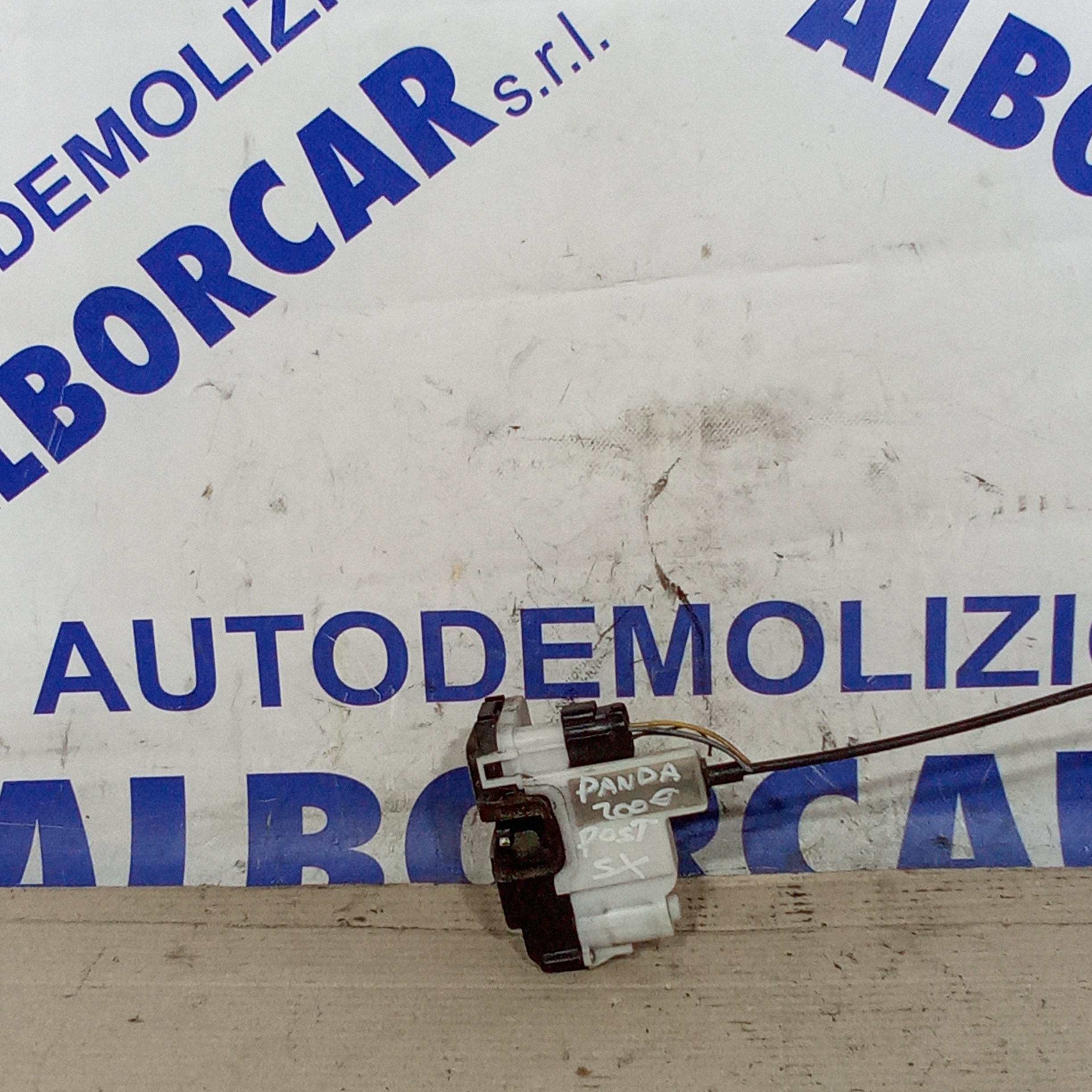 Serratura posteriore sinistra fiat panda anno 2006