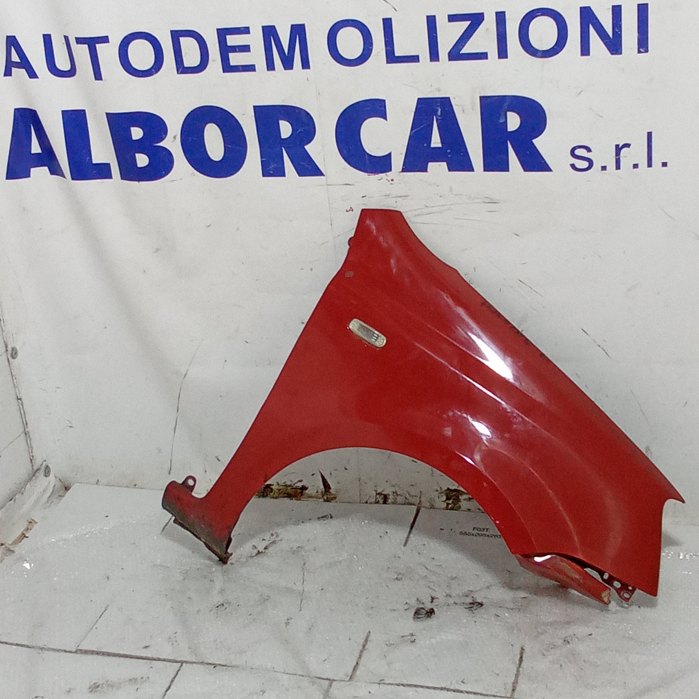 Parafango fianchetto anteriore destro fiat panda anno 2005