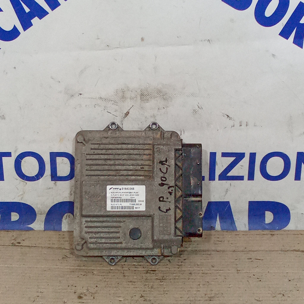 Engine control unit Fiat Grande Punto 1.3mjt 75hp/90hp year 2005 onwards