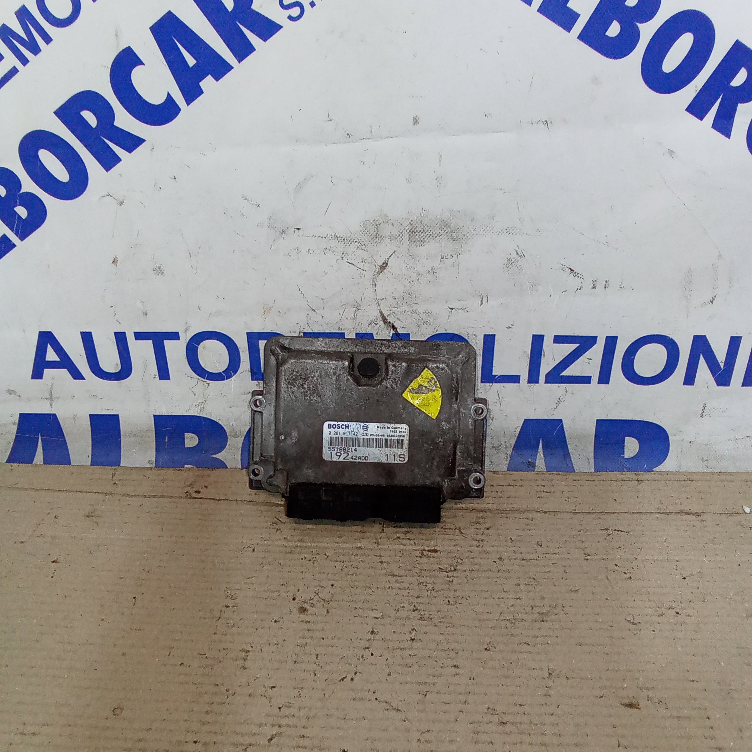 Engine control unit Fiat Stilo 1.9 JTD 115hp year 2003/2006