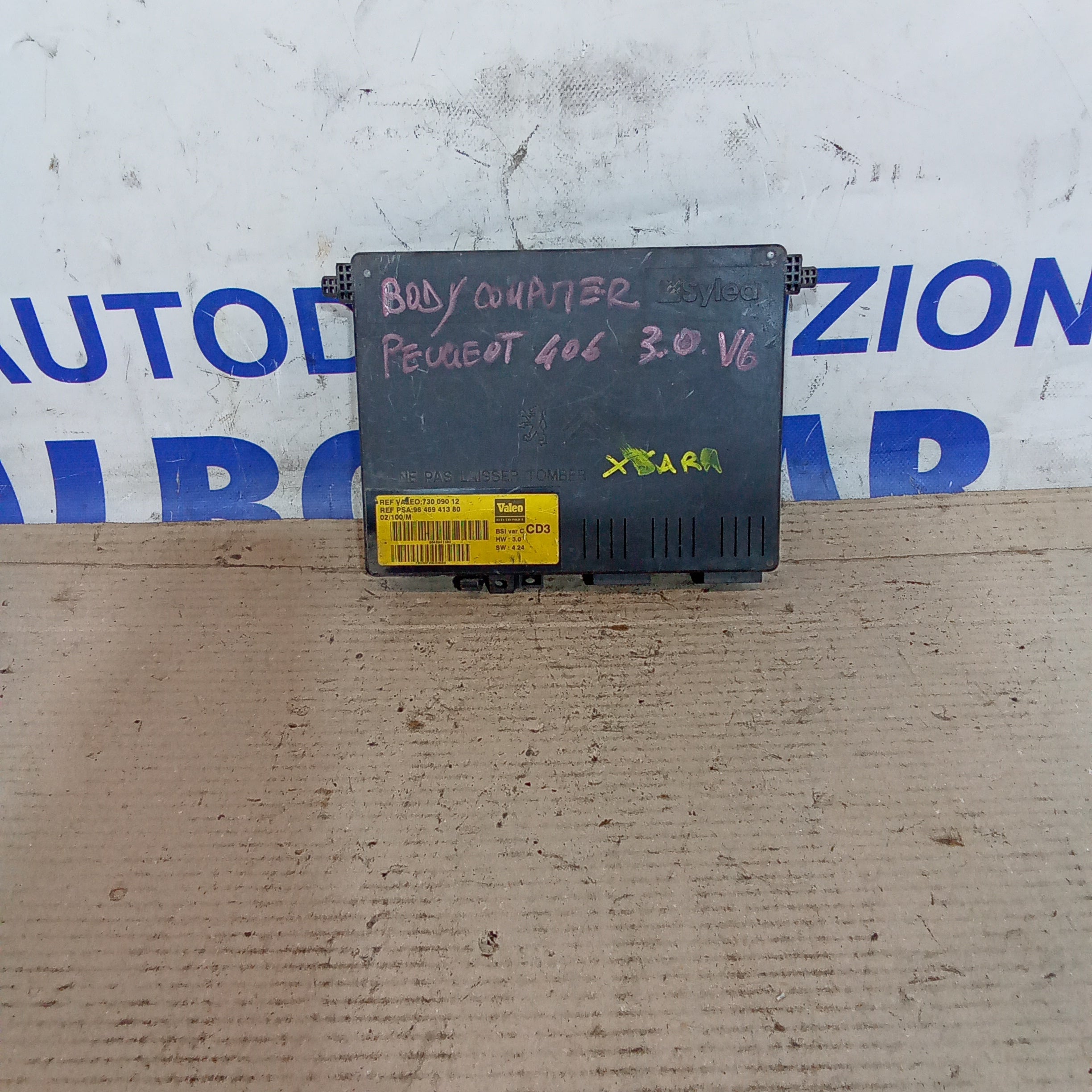body control module Peugeot 406 3.0 V6 year 1995/2005 valeo code 7300902