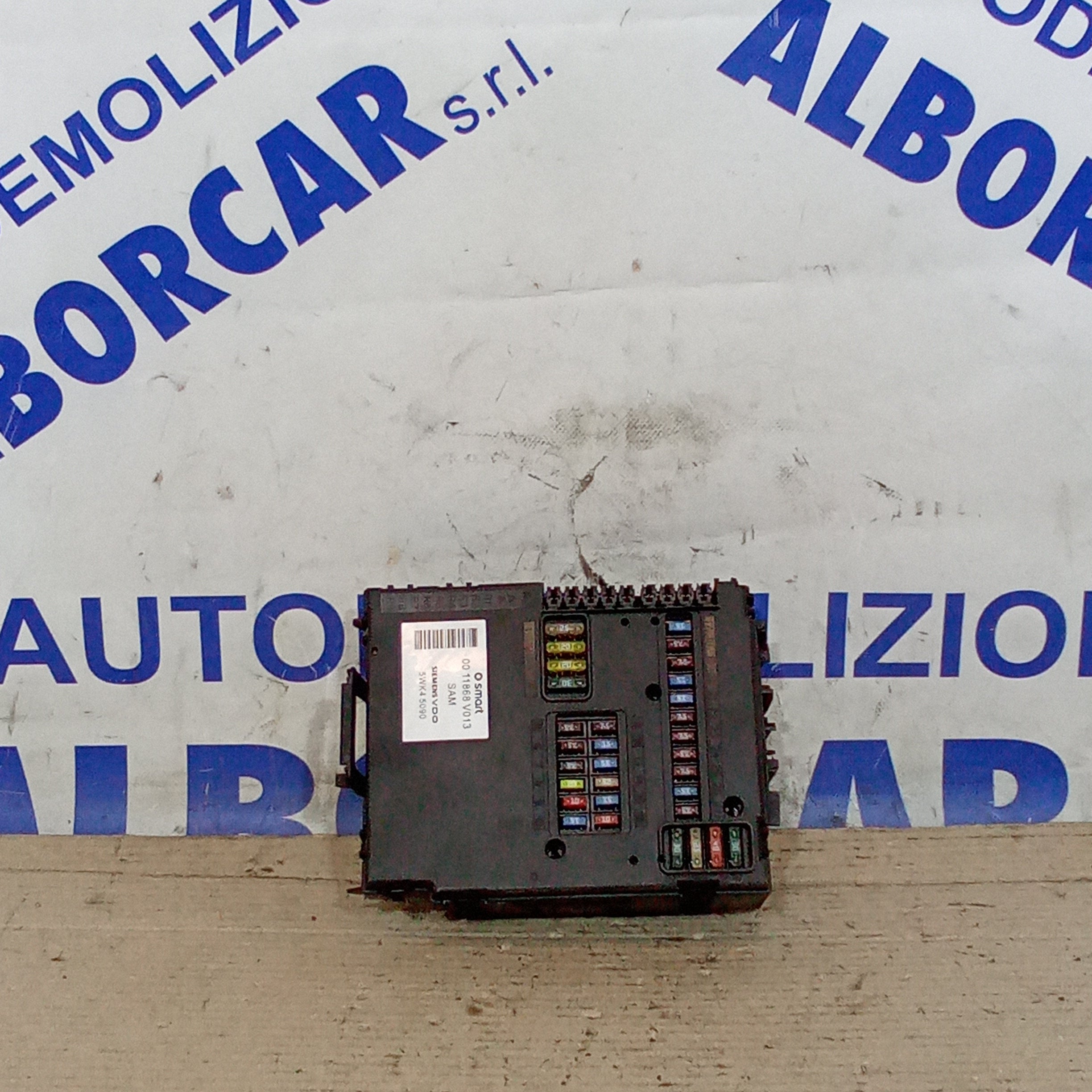 smart fortwo 450 petrol fuse box year 2005 code 0011868V013