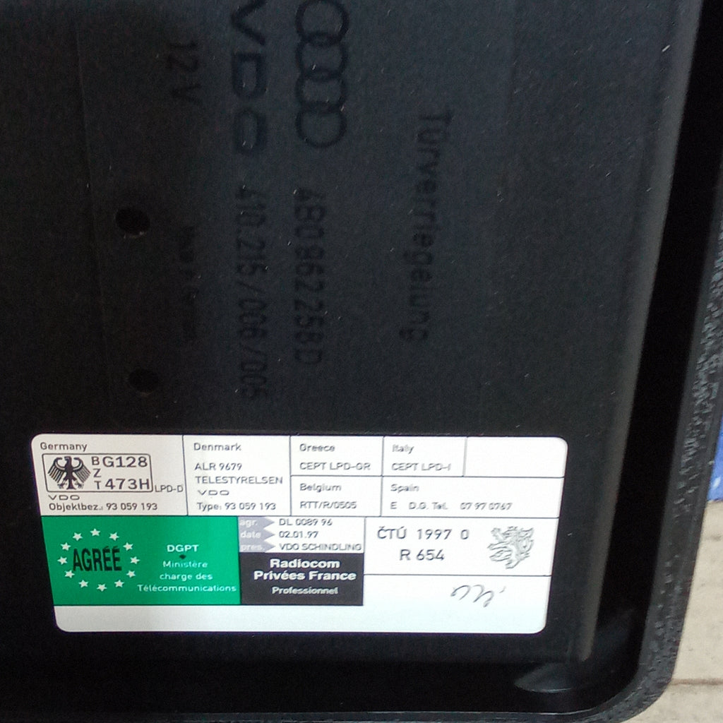 Comfort control module Audi A6 2.5tdi year 1997/2001