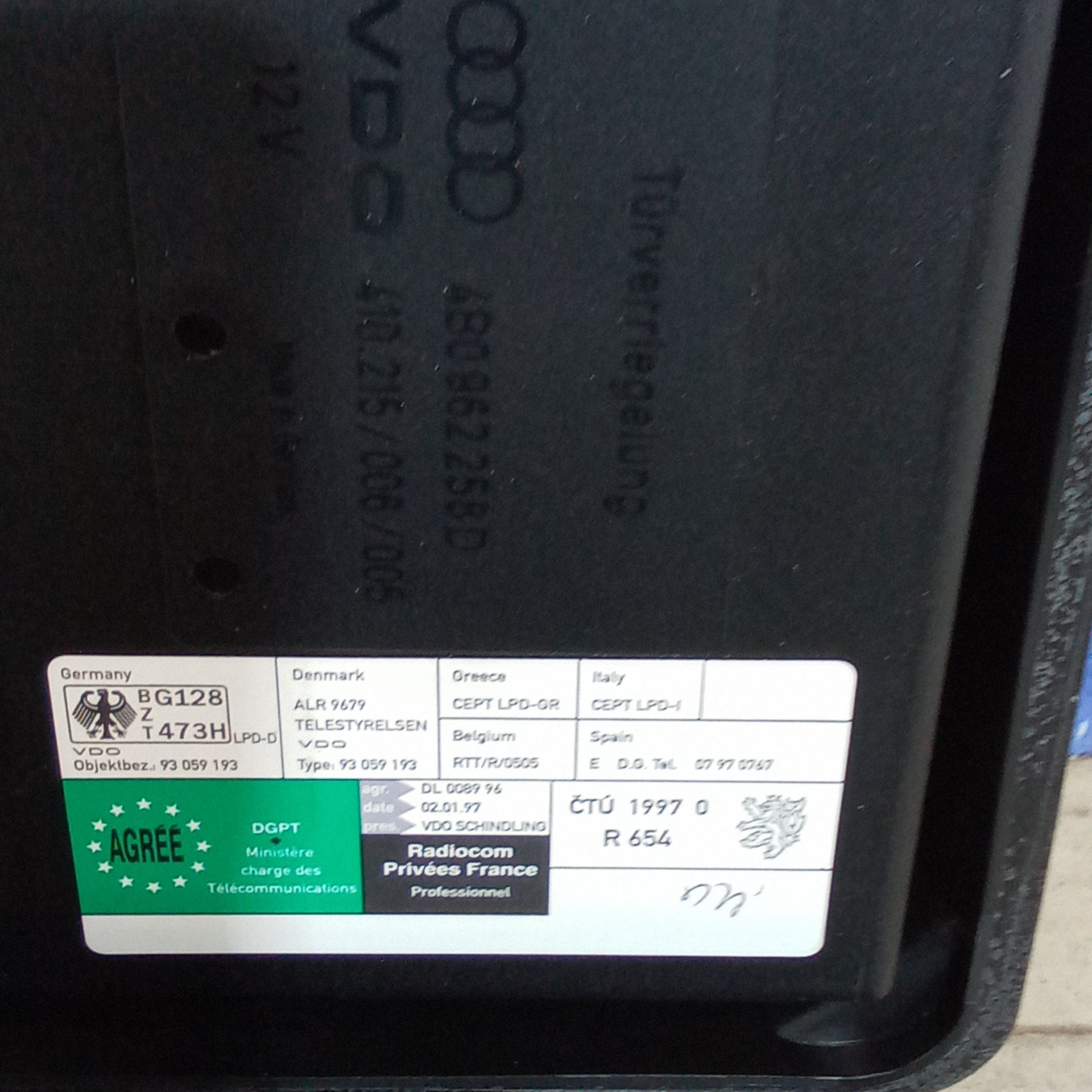 Comfort control module Audi A6 2.5tdi year 1997/2001