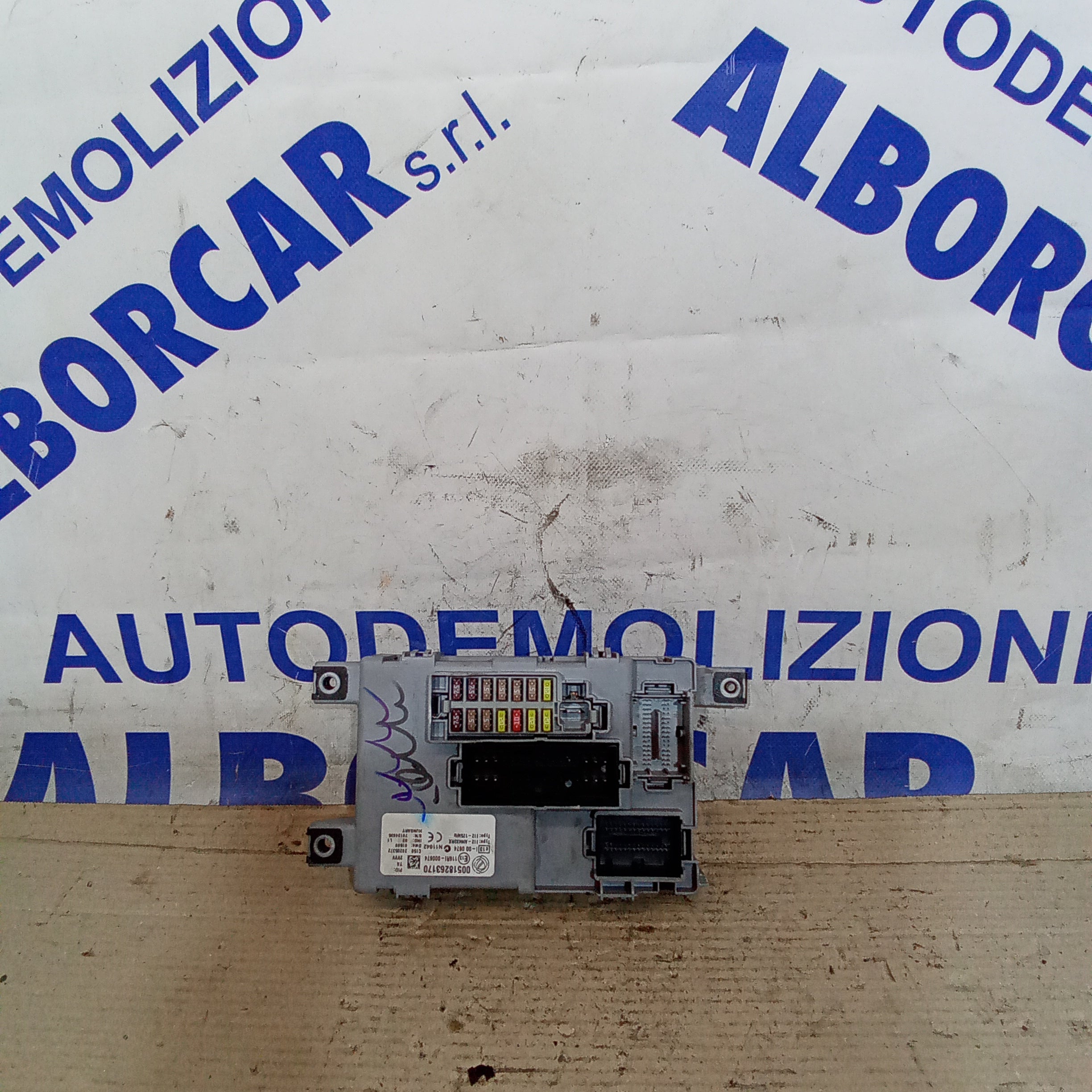 Fiat Grande Punto 1.3 JTD Body Control Module, year 2005, code 00518263170