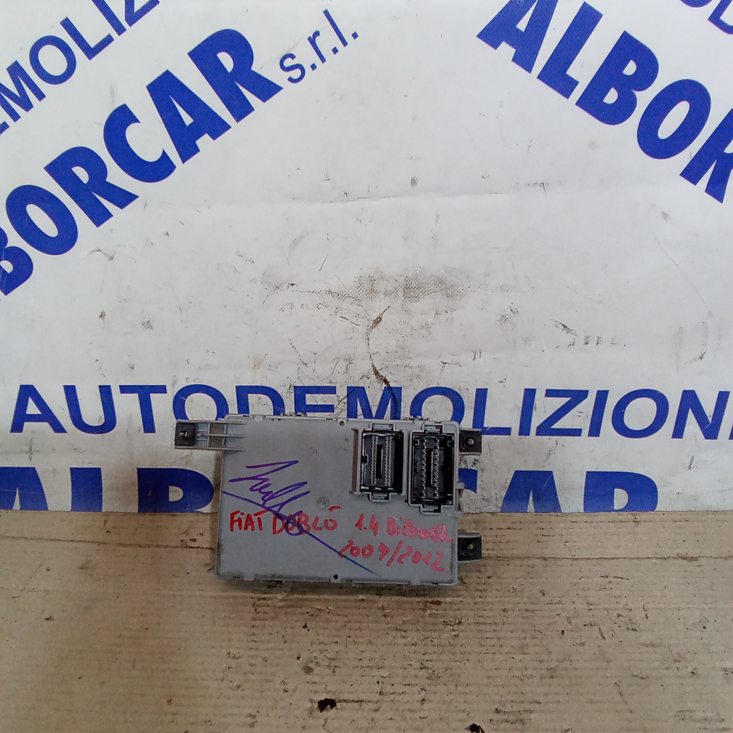 Fiat Doblò 1.4 bipower body computer ECU, year 2009/2012, part number 00519217590