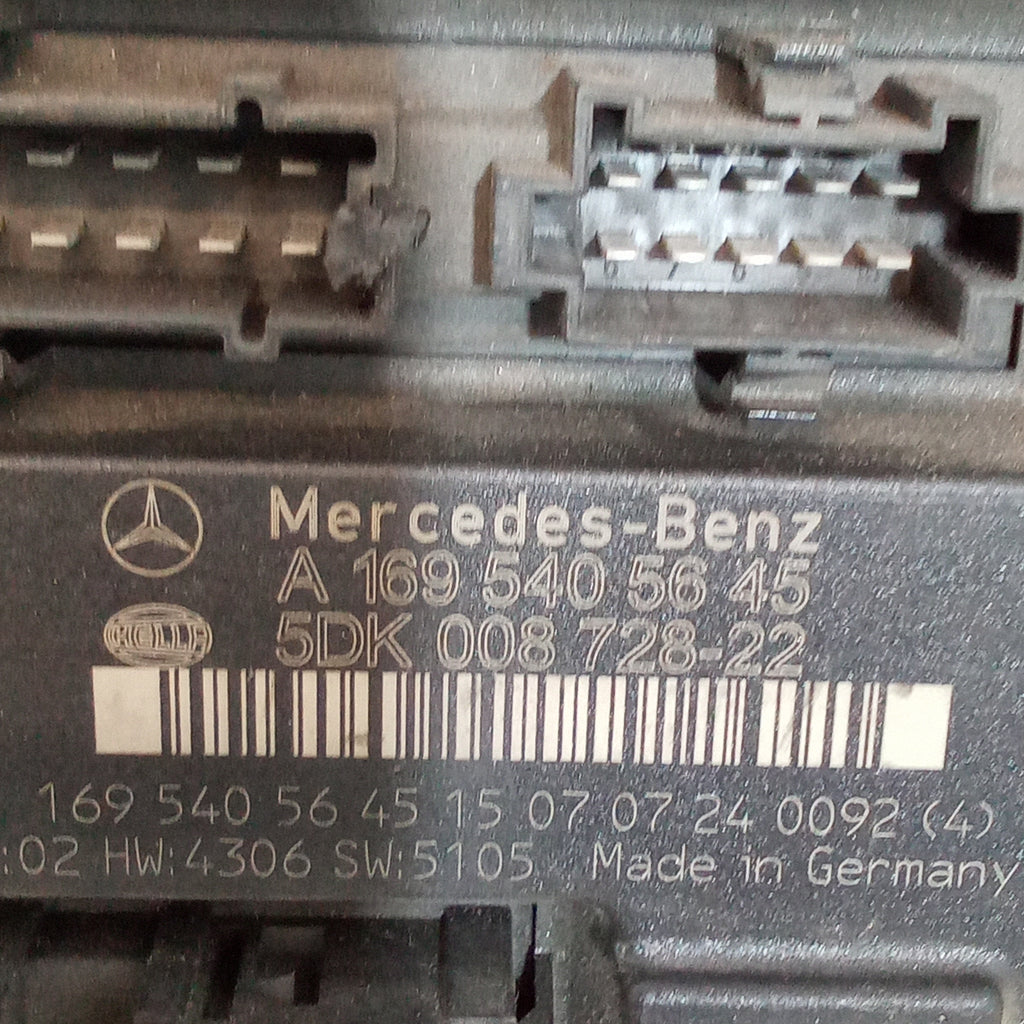 unidad de control de carrocería (body computer) confort Mercedes Clase B180 2.0cdi año 2007 código A1695405645