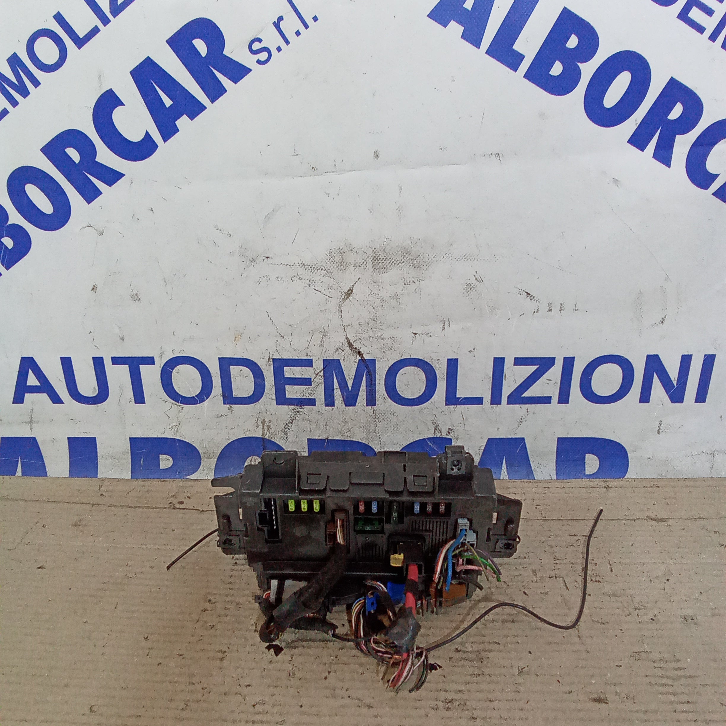 body computer fuse box Fiat Panda 169 2nd series 1.2 petrol year 2011 code 51870142