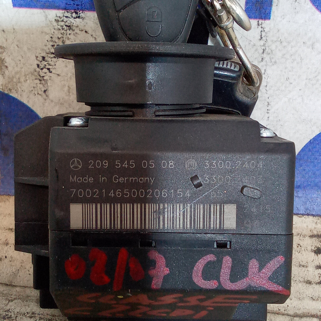 Steering lock starter complete with keys Mercedes C/CLK Class 2.2cdi year 2002/2007