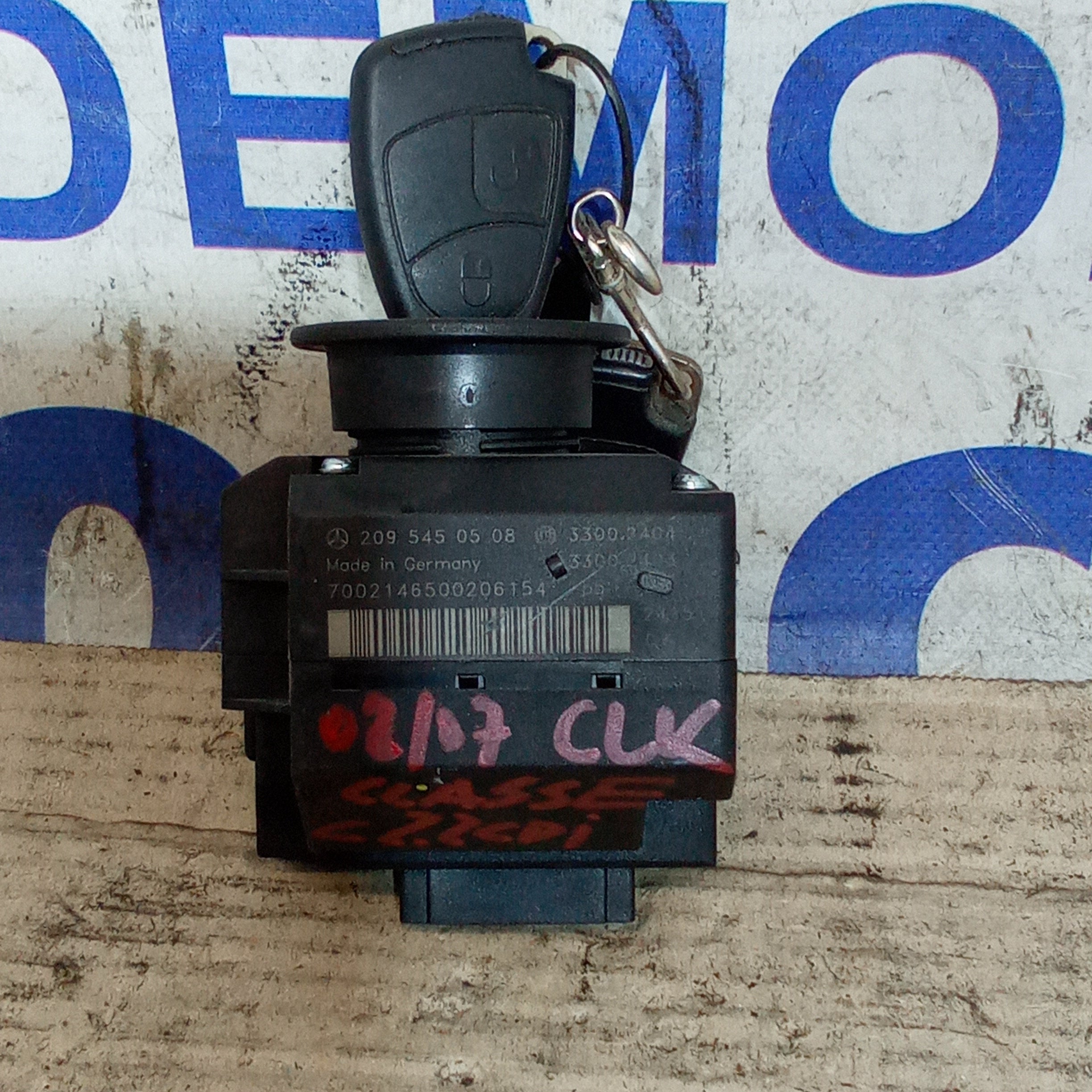 Steering lock starter complete with keys Mercedes C/CLK Class 2.2cdi year 2002/2007