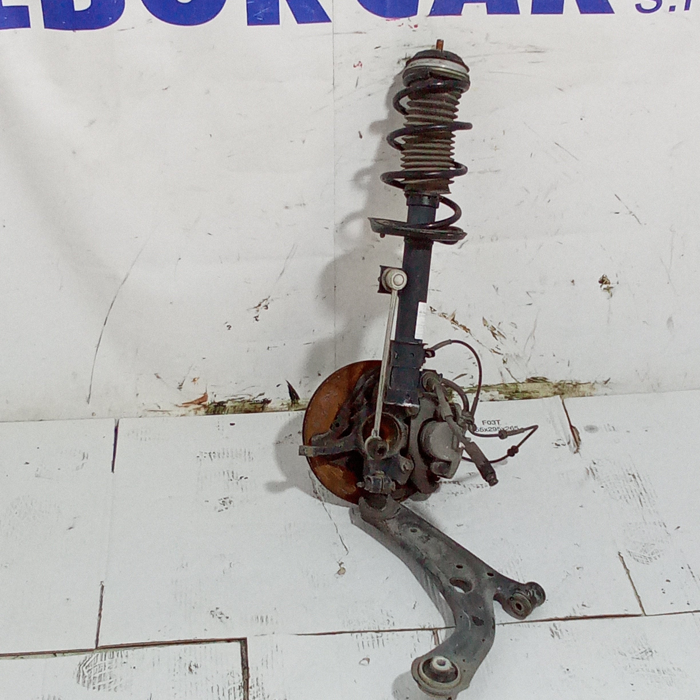 Complete left front steering knuckle Fiat Panda 1.3 mjt year 2017