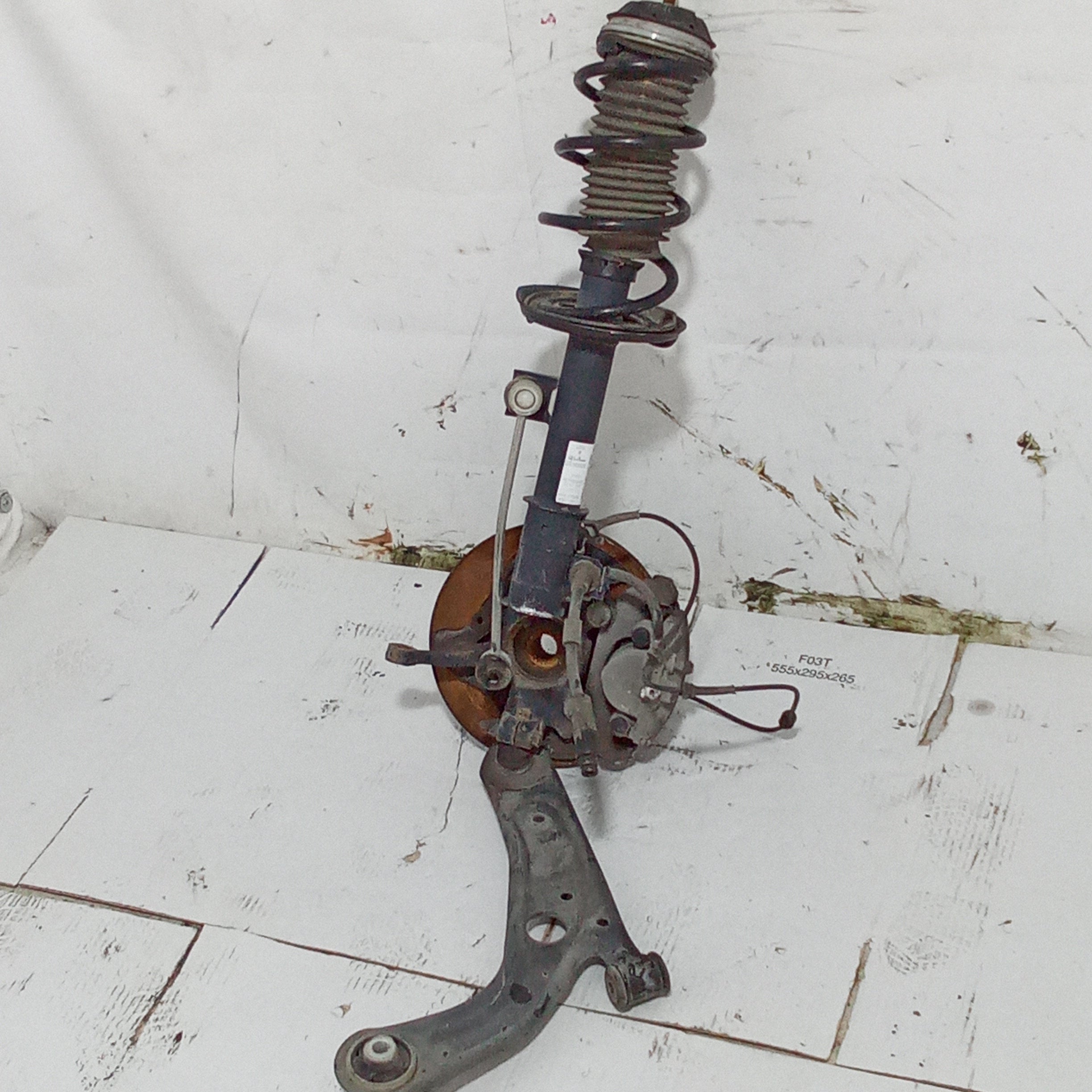 Complete left front steering knuckle Fiat Panda 1.3 mjt year 2017
