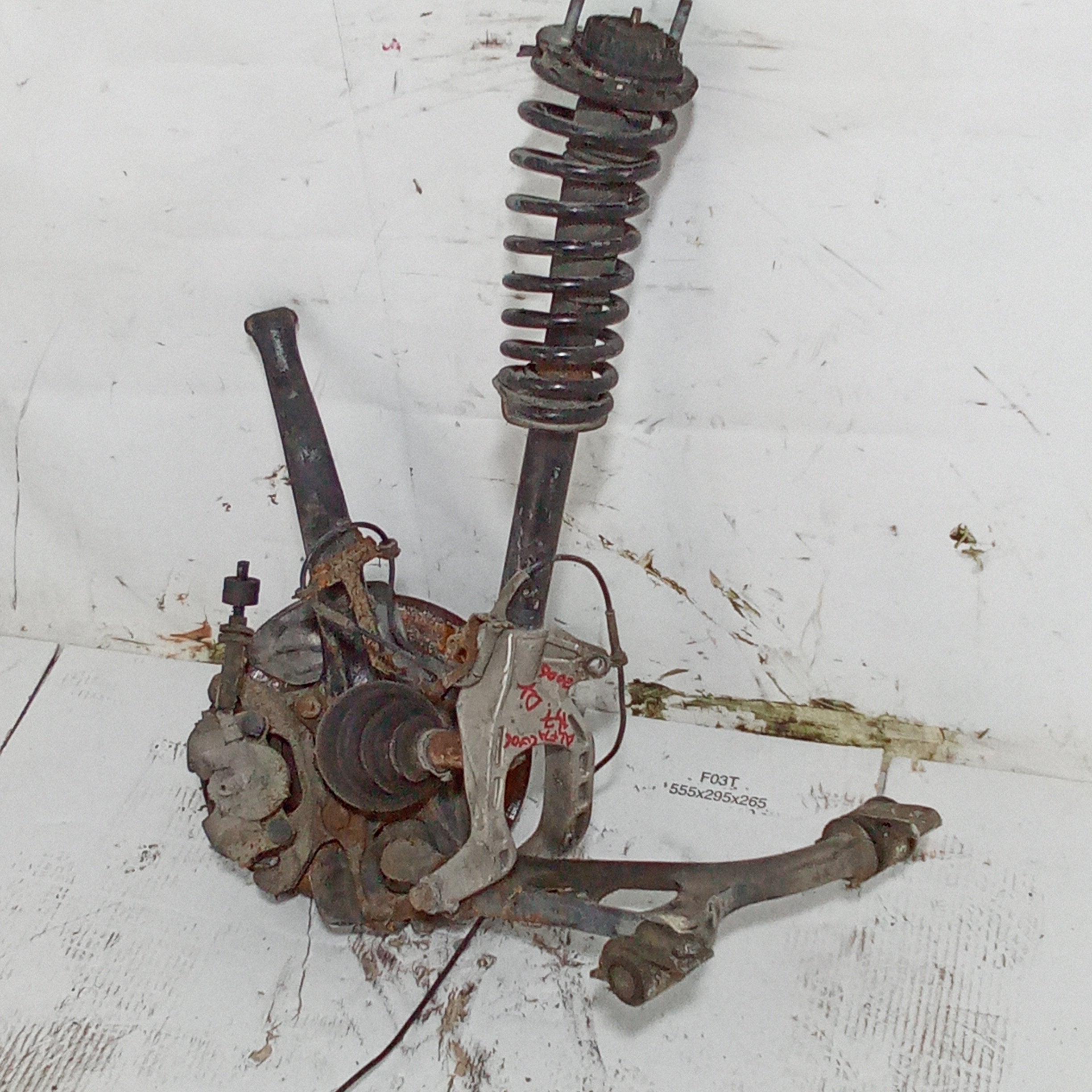 Complete right front steering knuckle Alfa 147 1.9jtd year 2006