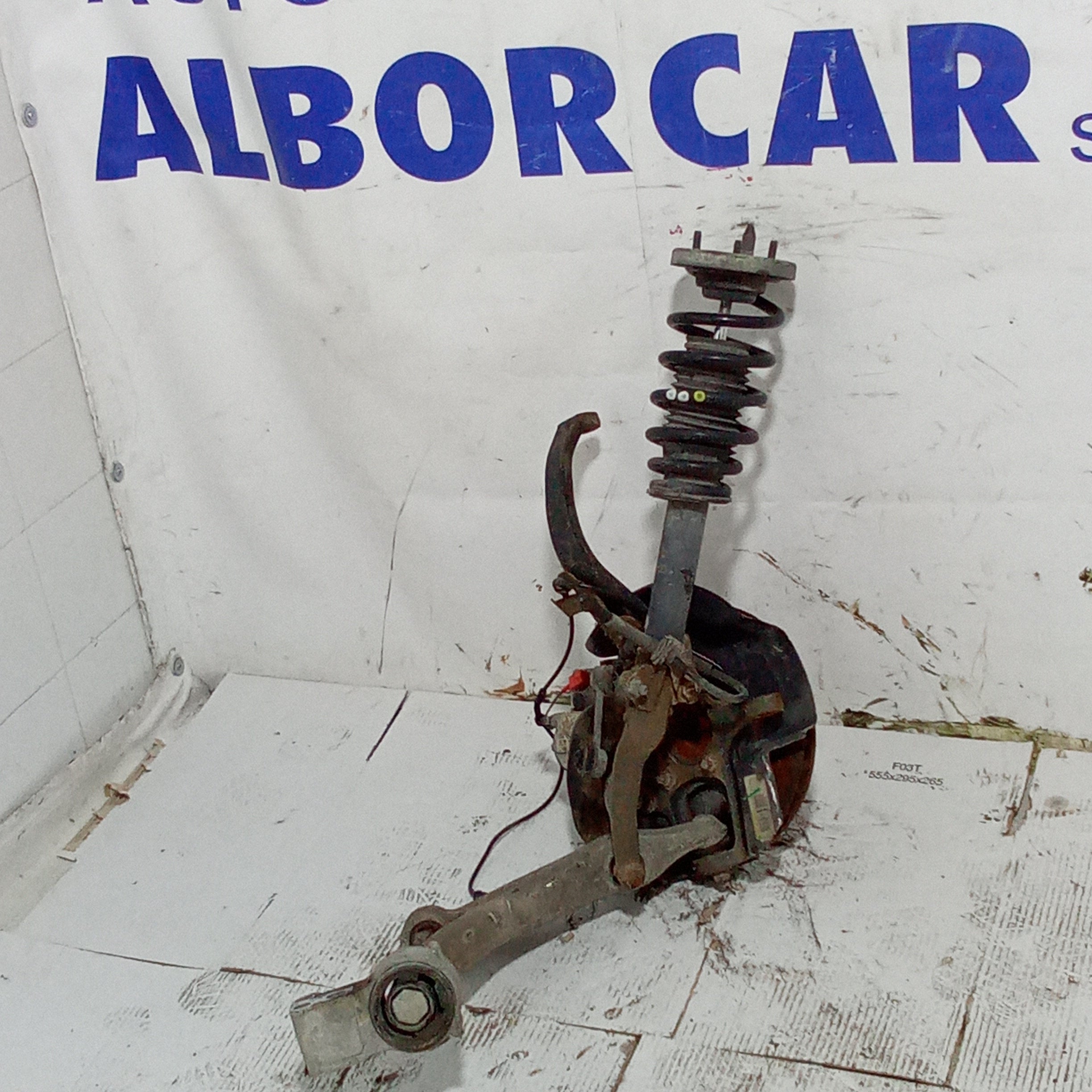 Mangueta delantera derecha completa Alfa 159 1.9 mjt año 2008