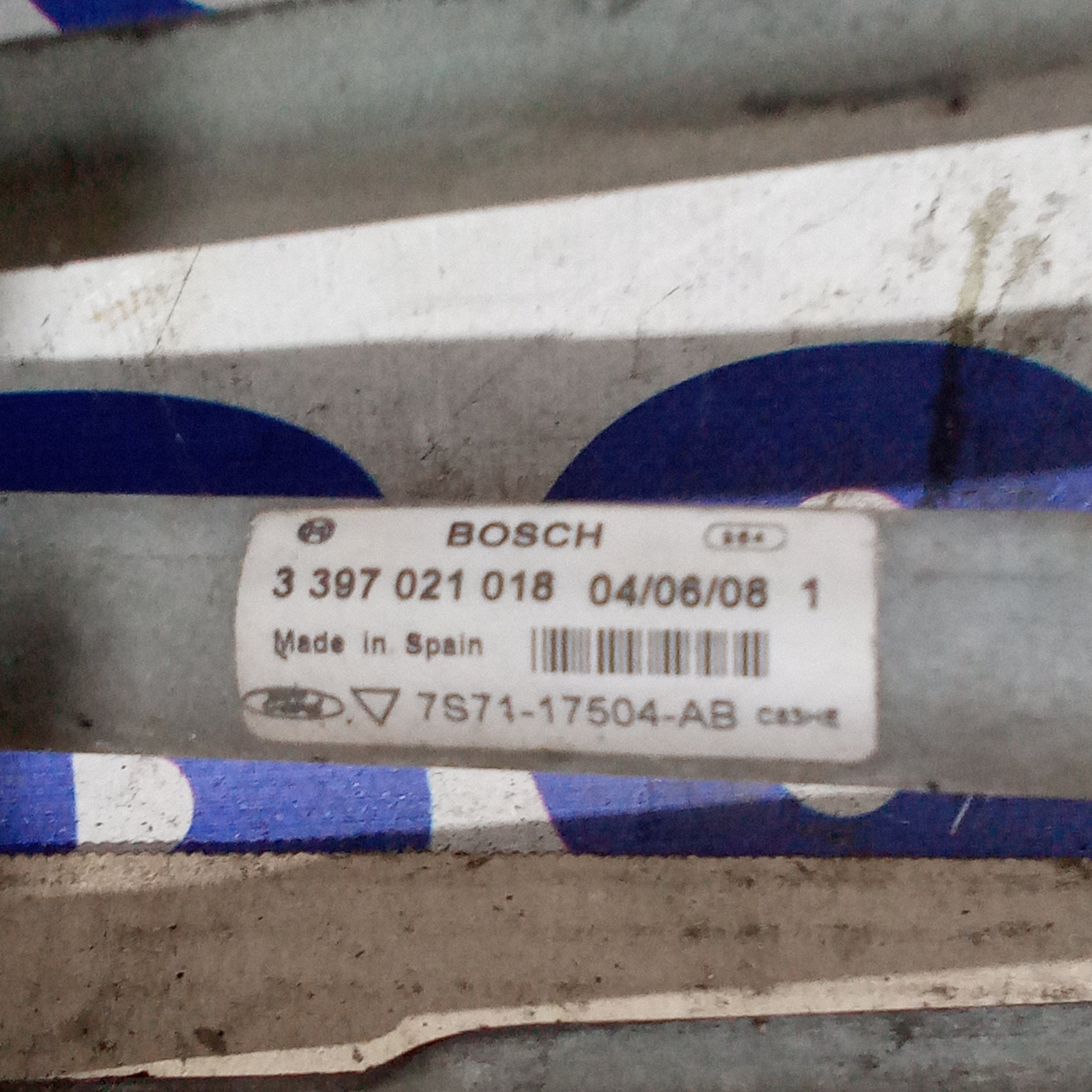 Motor de limpiaparabrisas delantero Ford Mondeo 2.0tdci año 2008
