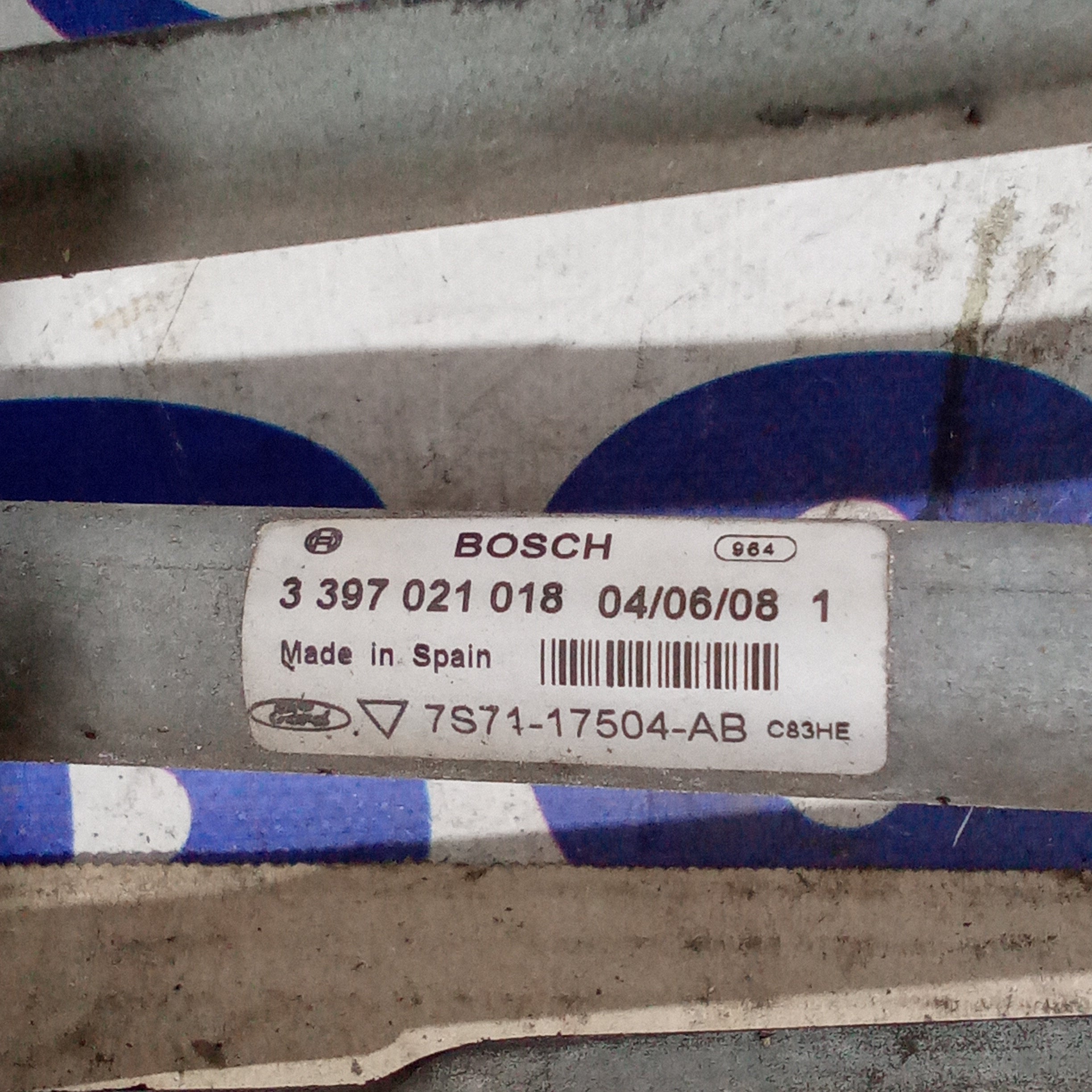 Motor de limpiaparabrisas delantero Ford Mondeo 2.0tdci año 2008