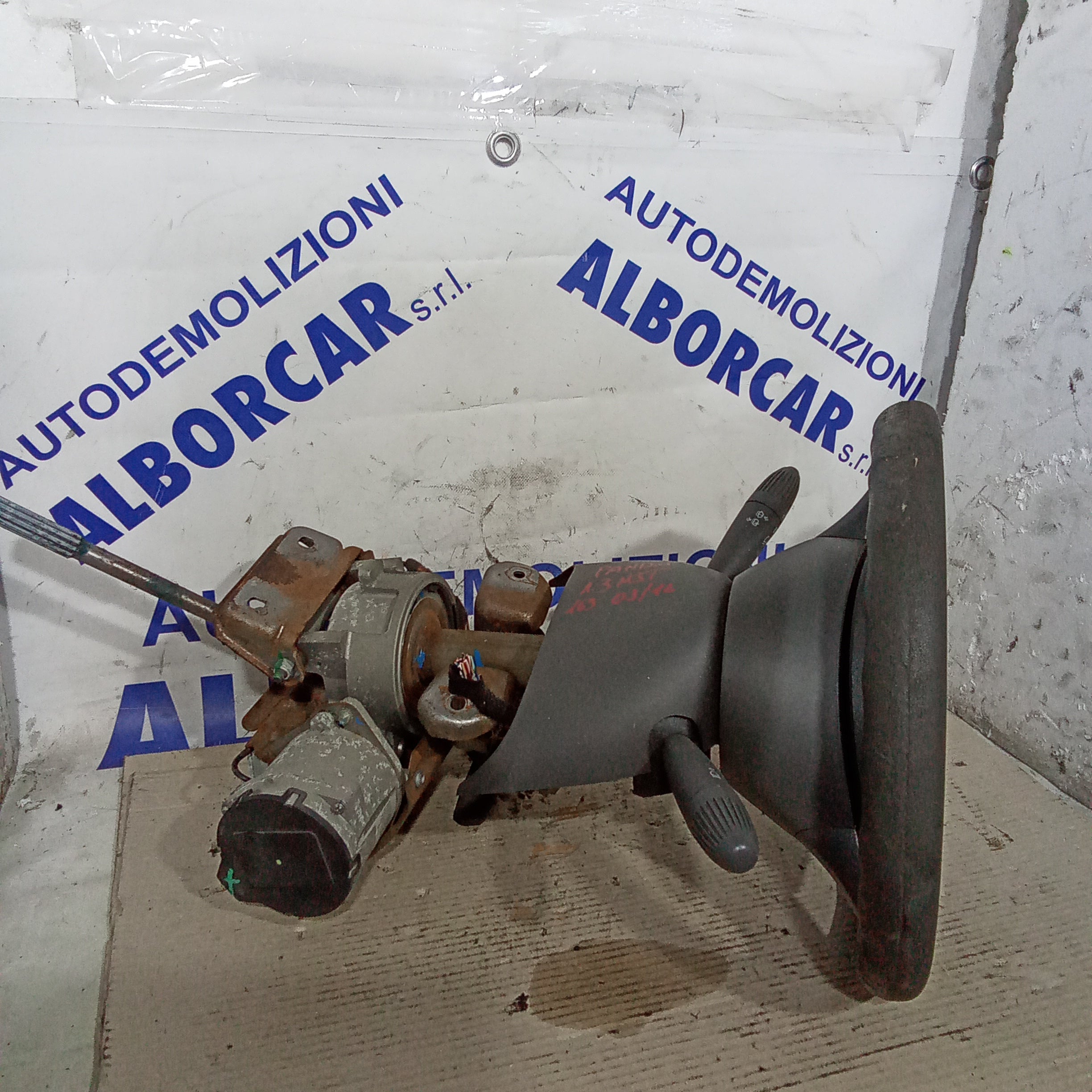 Canna piantone sterzo completa fiat panda 1.3mjt serie 169 anno 2003/2012