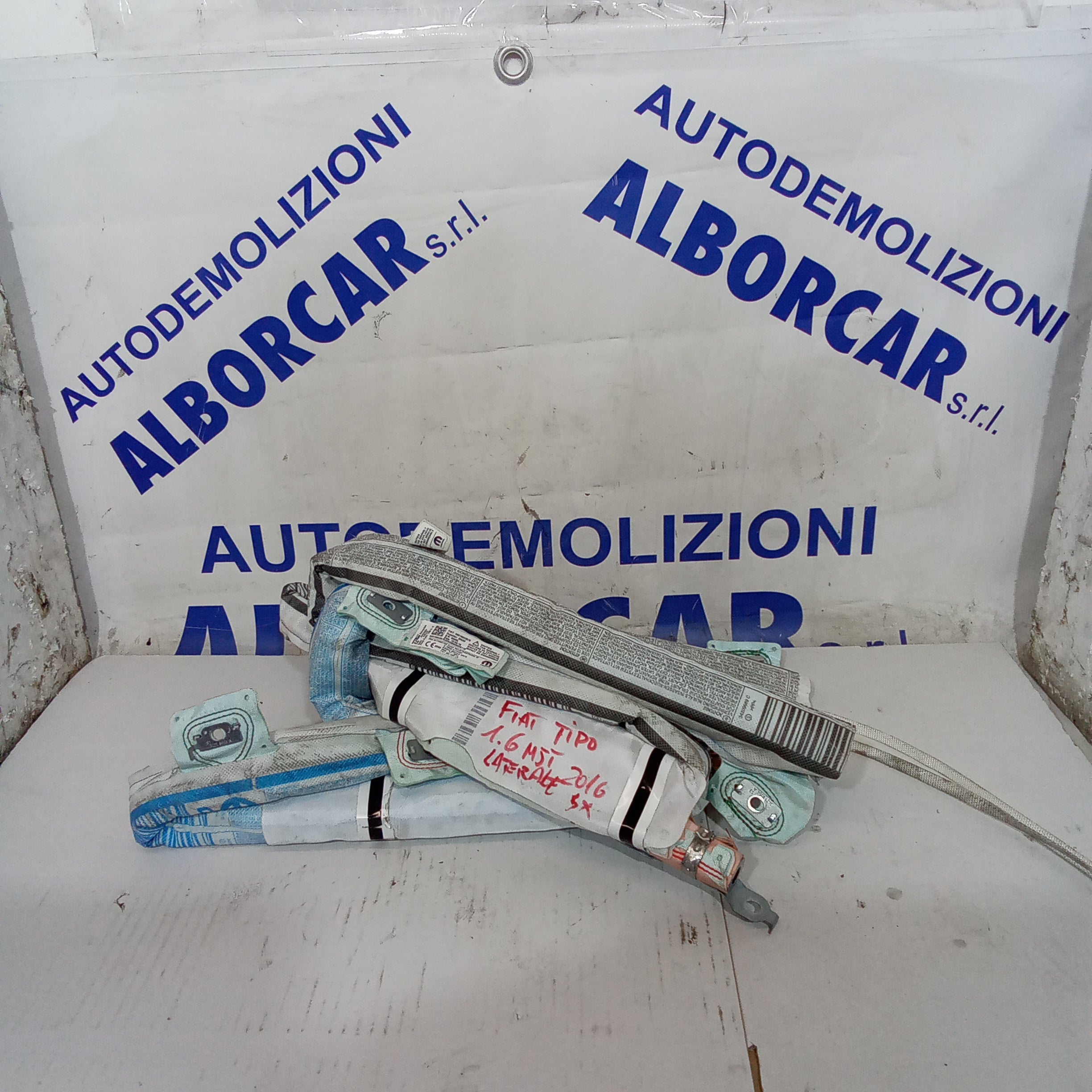 airbag tendina laterale sinistra fiat tipo 1.6mjt anno 2016