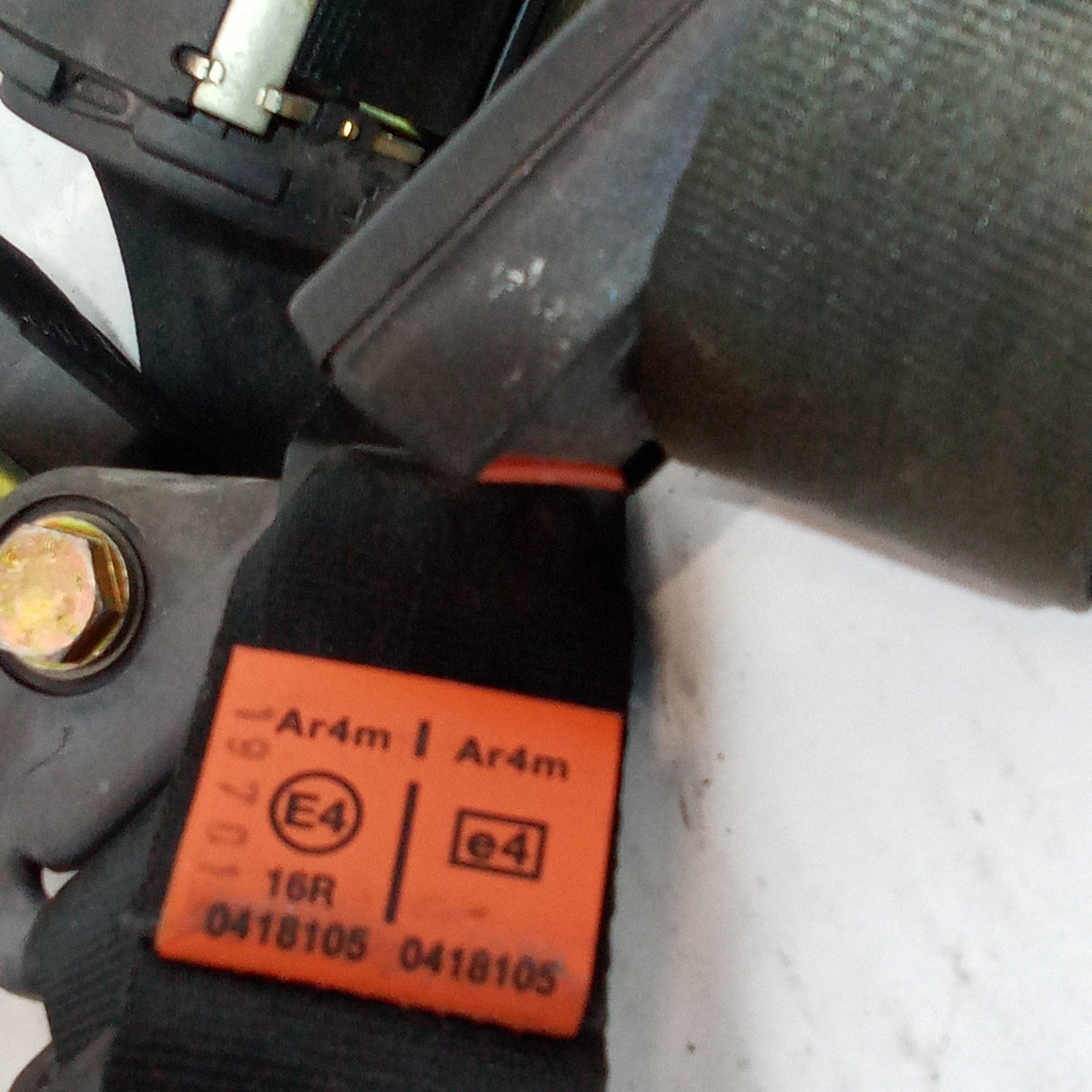 Cinture di sicurezza posteriori kit completo fiat panda 1 serie