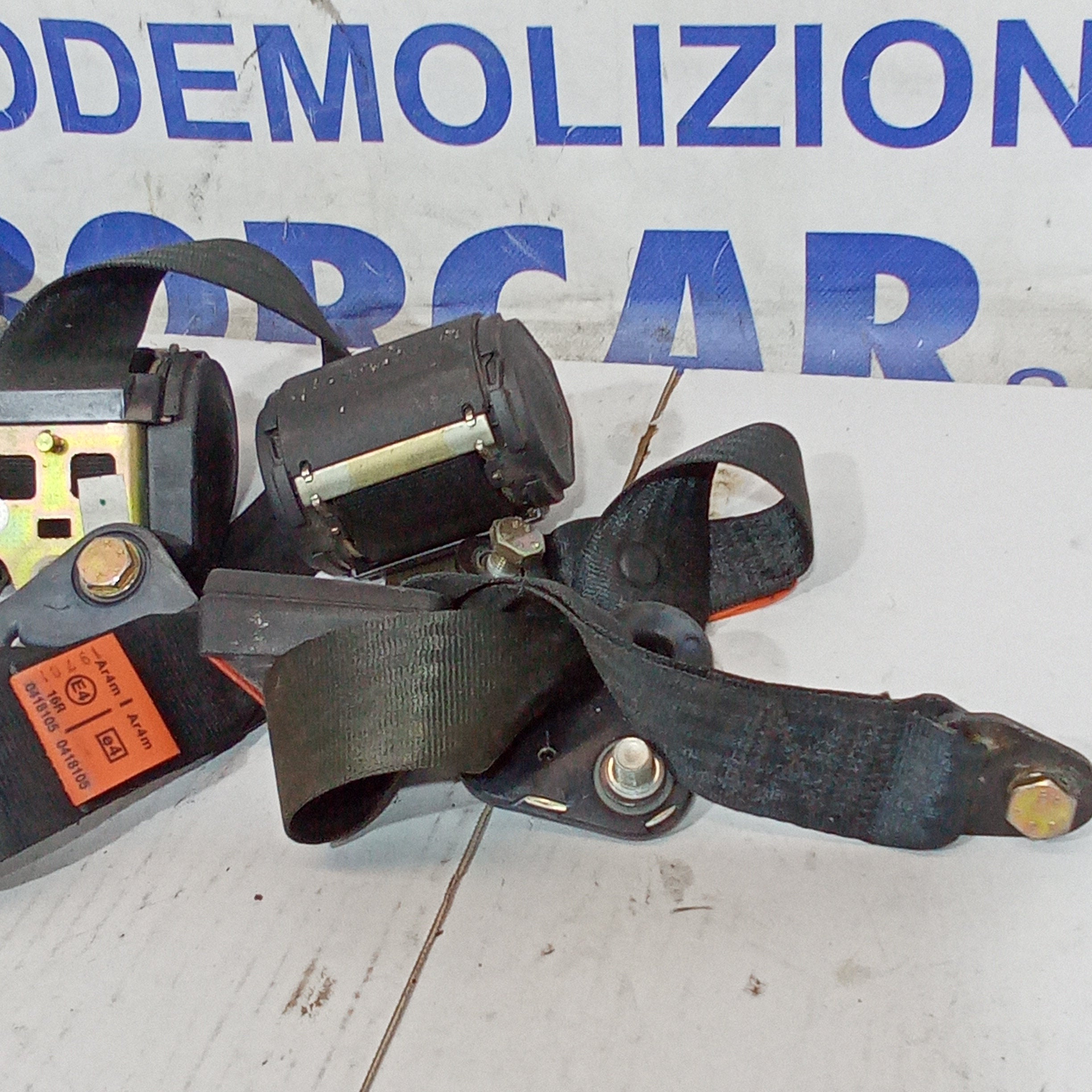 Cinture di sicurezza posteriori kit completo fiat panda 1 serie