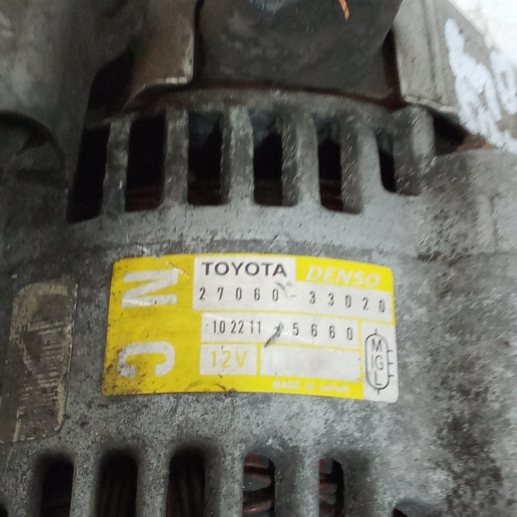 alternatore toyota yaris 1.4 diesel anno 2005 codice 2706033020