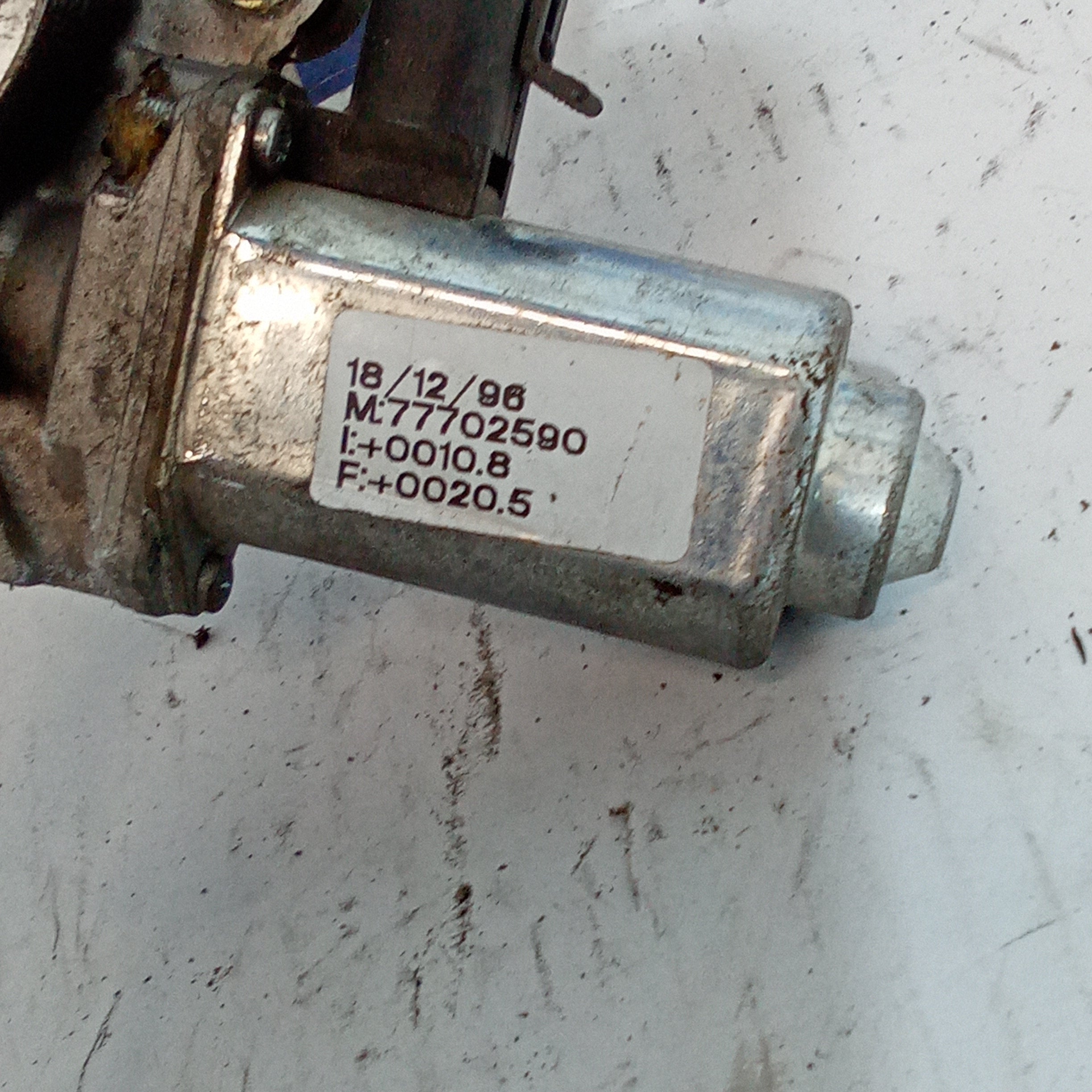 Motorino alzavetri anteriore sinistra fiat brava anno 1996