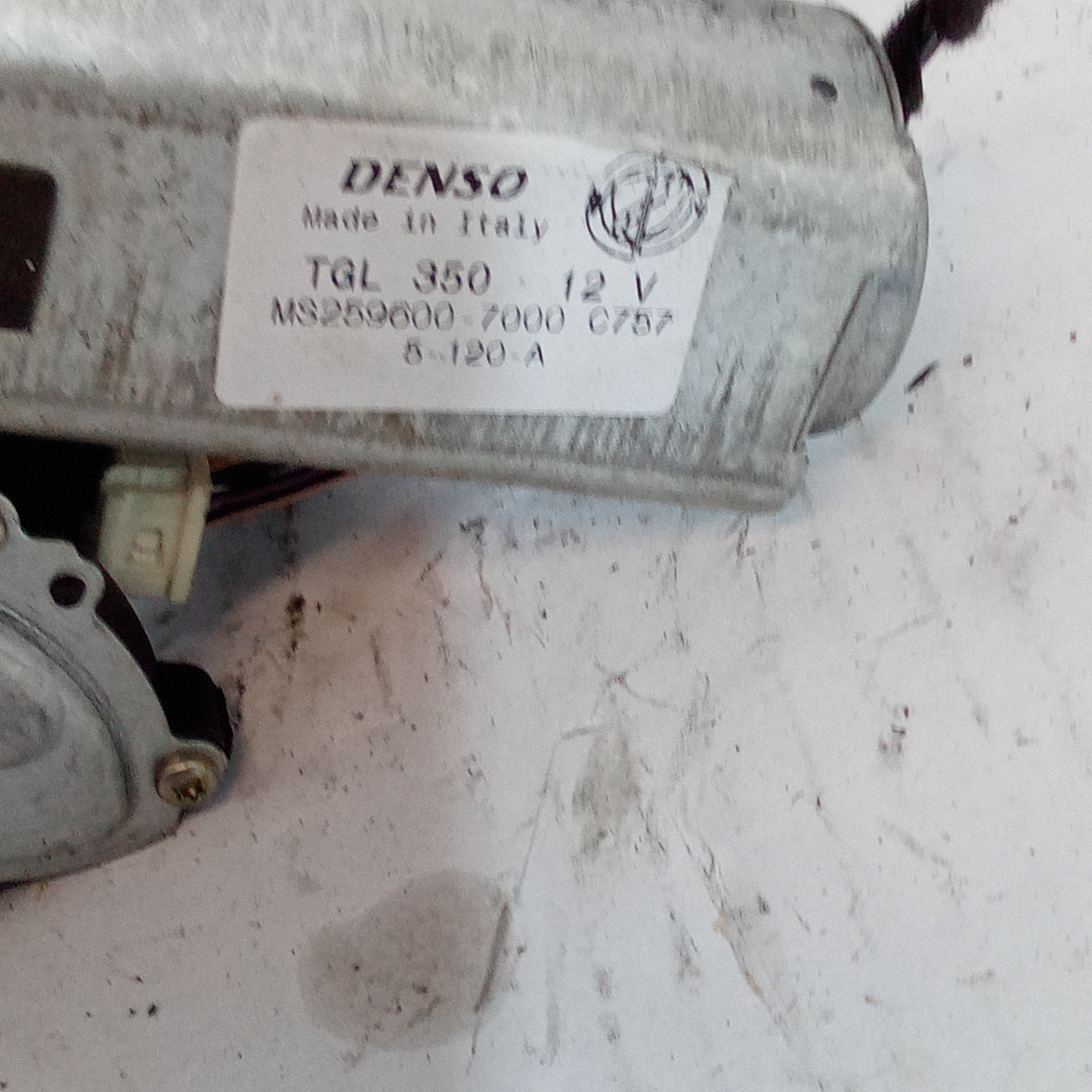 Motorino tergicristalli posteriore fiat panda anno 2007