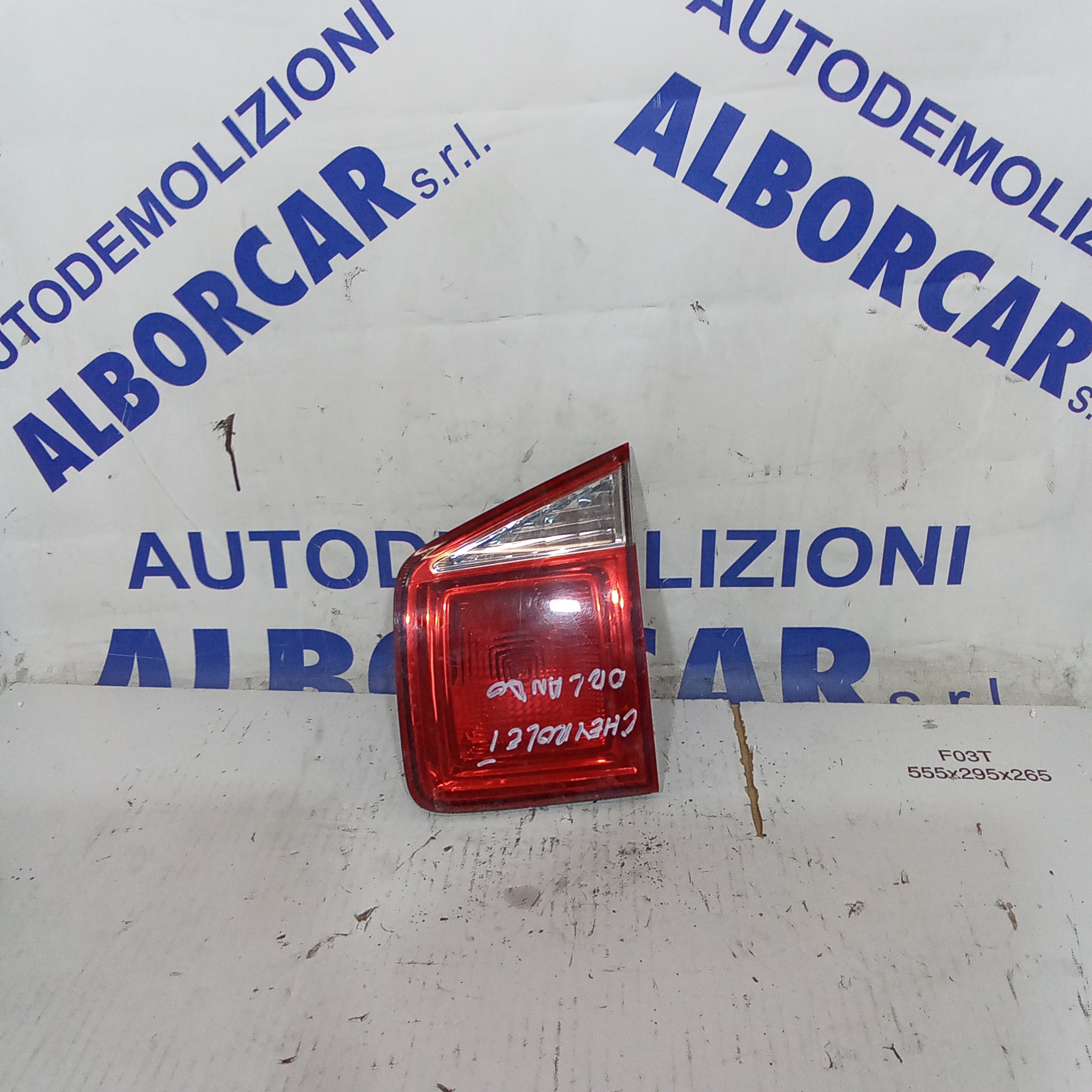 fanale stop interno destro chevrolet orlando anno 2011