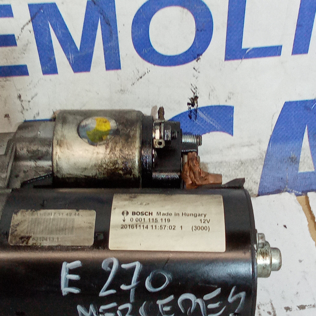 motor de arranque mercedes R280 3.0cdi año 2008