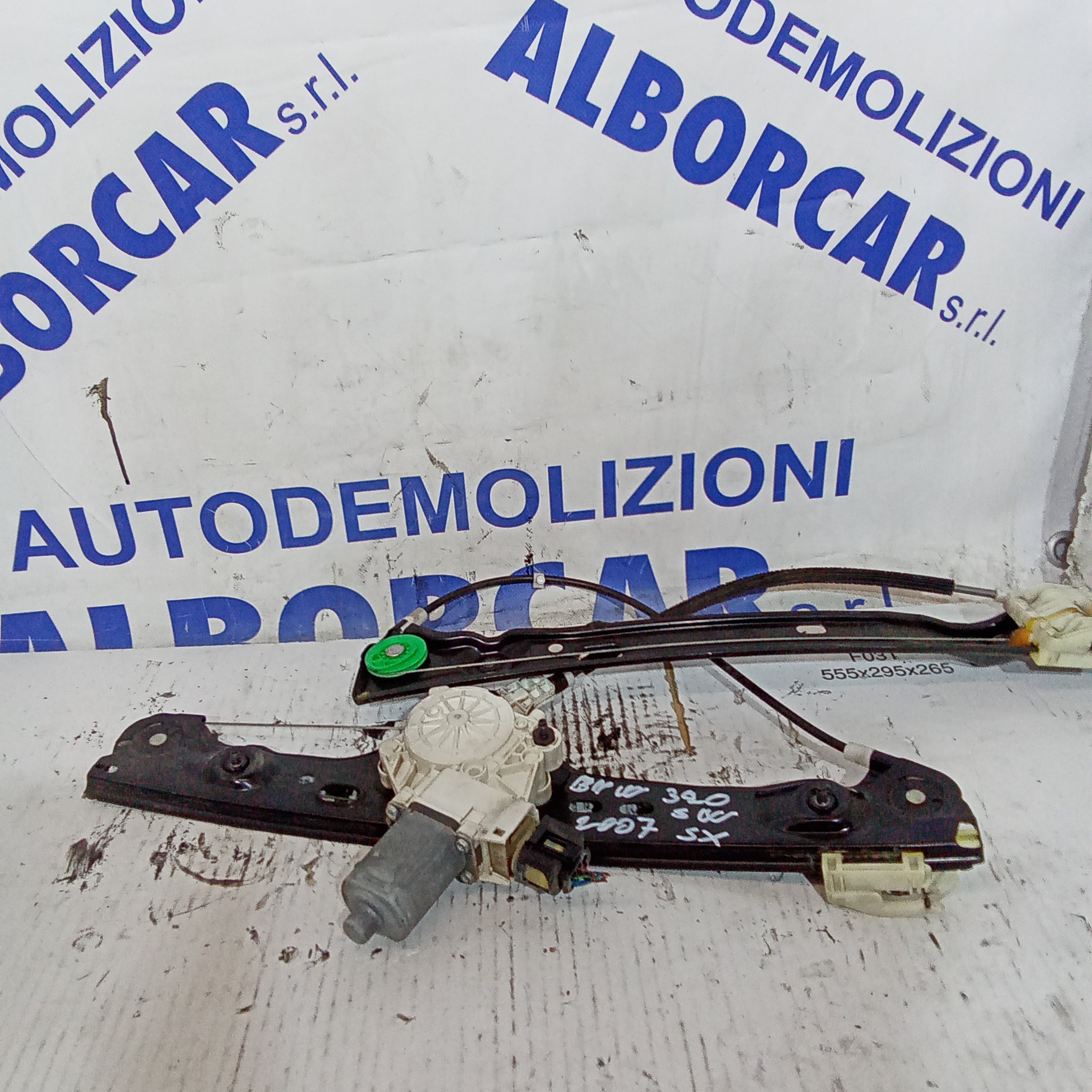 Motorino alzavetri anteriore sinistro bmw 320d anno 2007