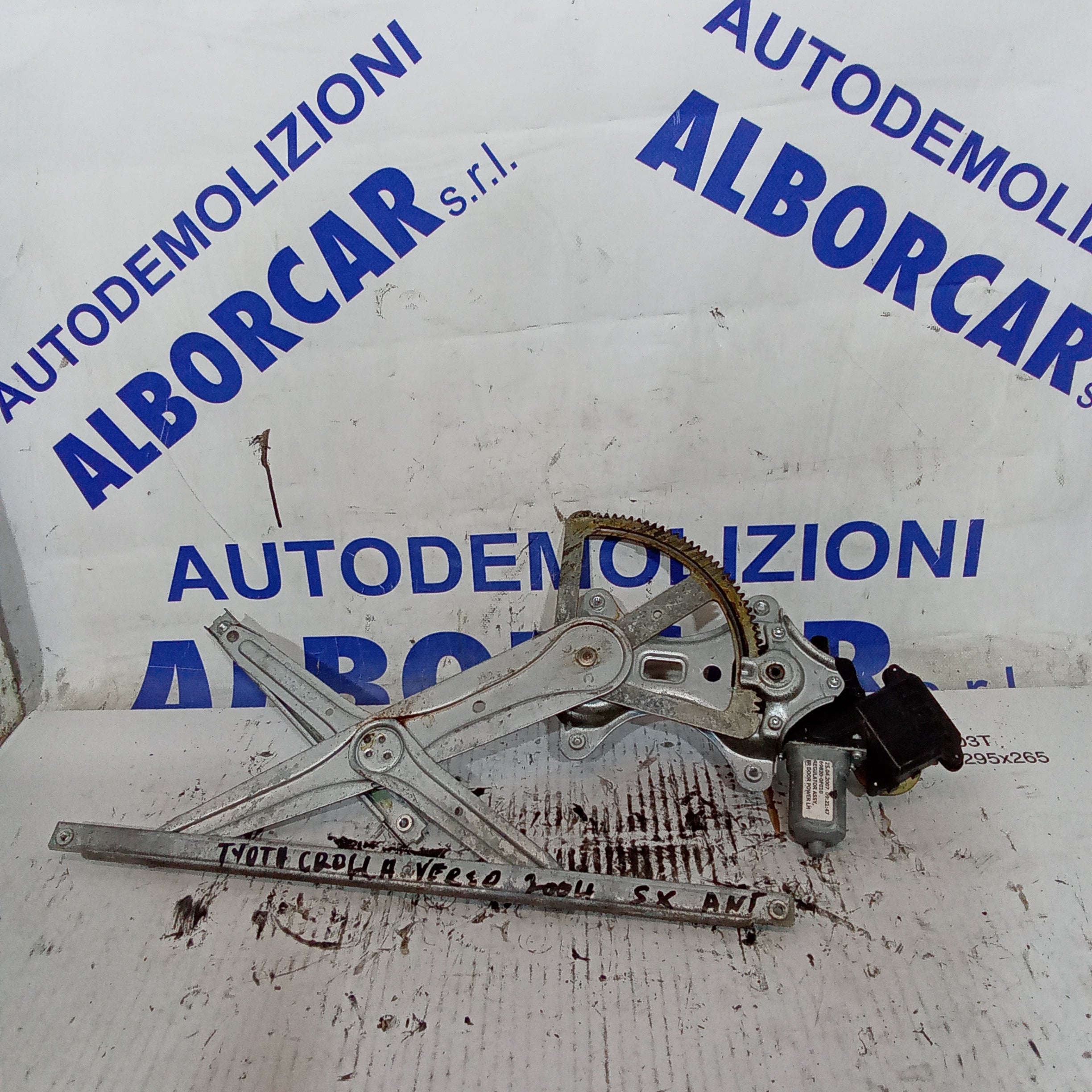 Motorino alzavetri anteriore sinistro toyota corolla verso anno 2004