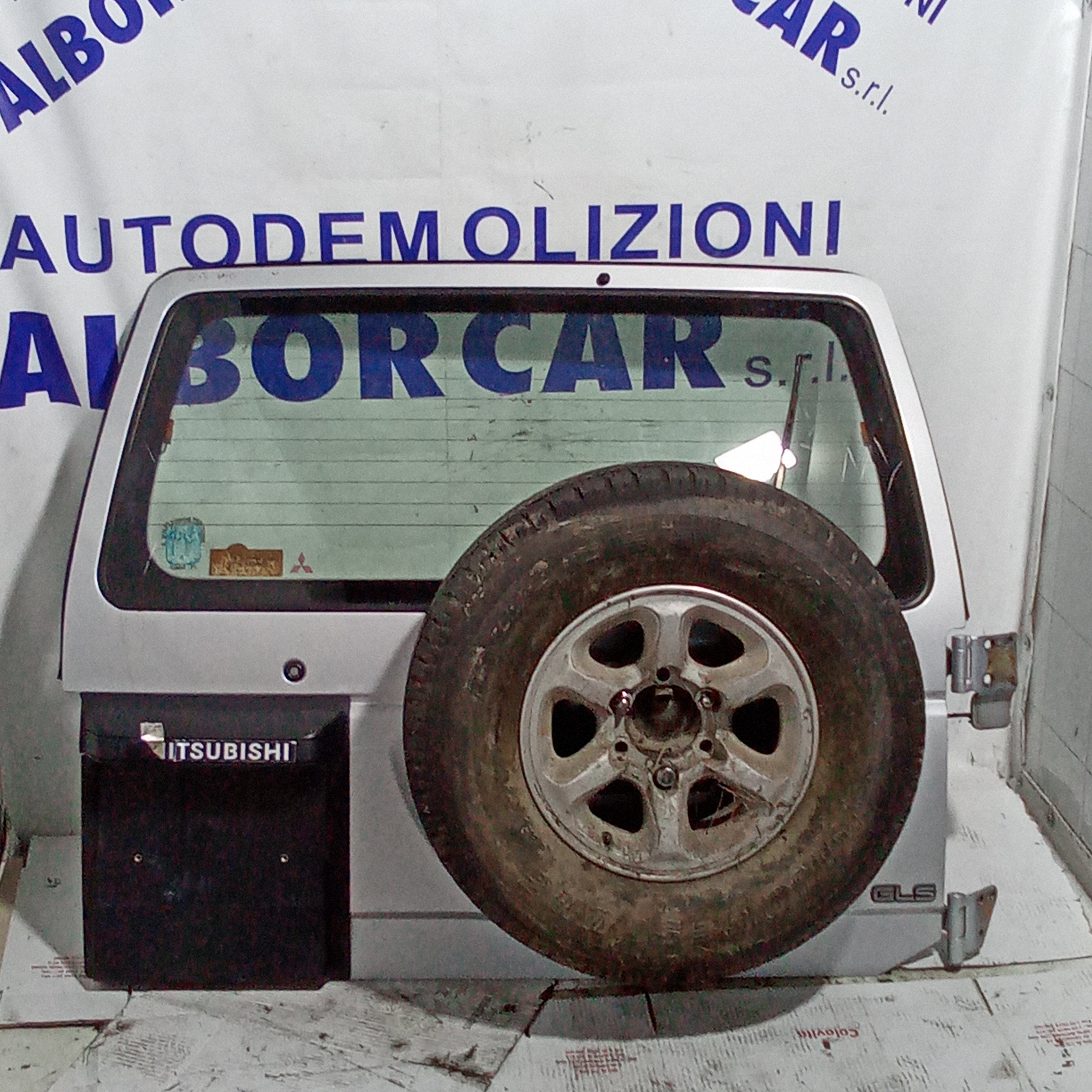 Portellone cofano baule completo mitsubishi pajero gls anno 1996