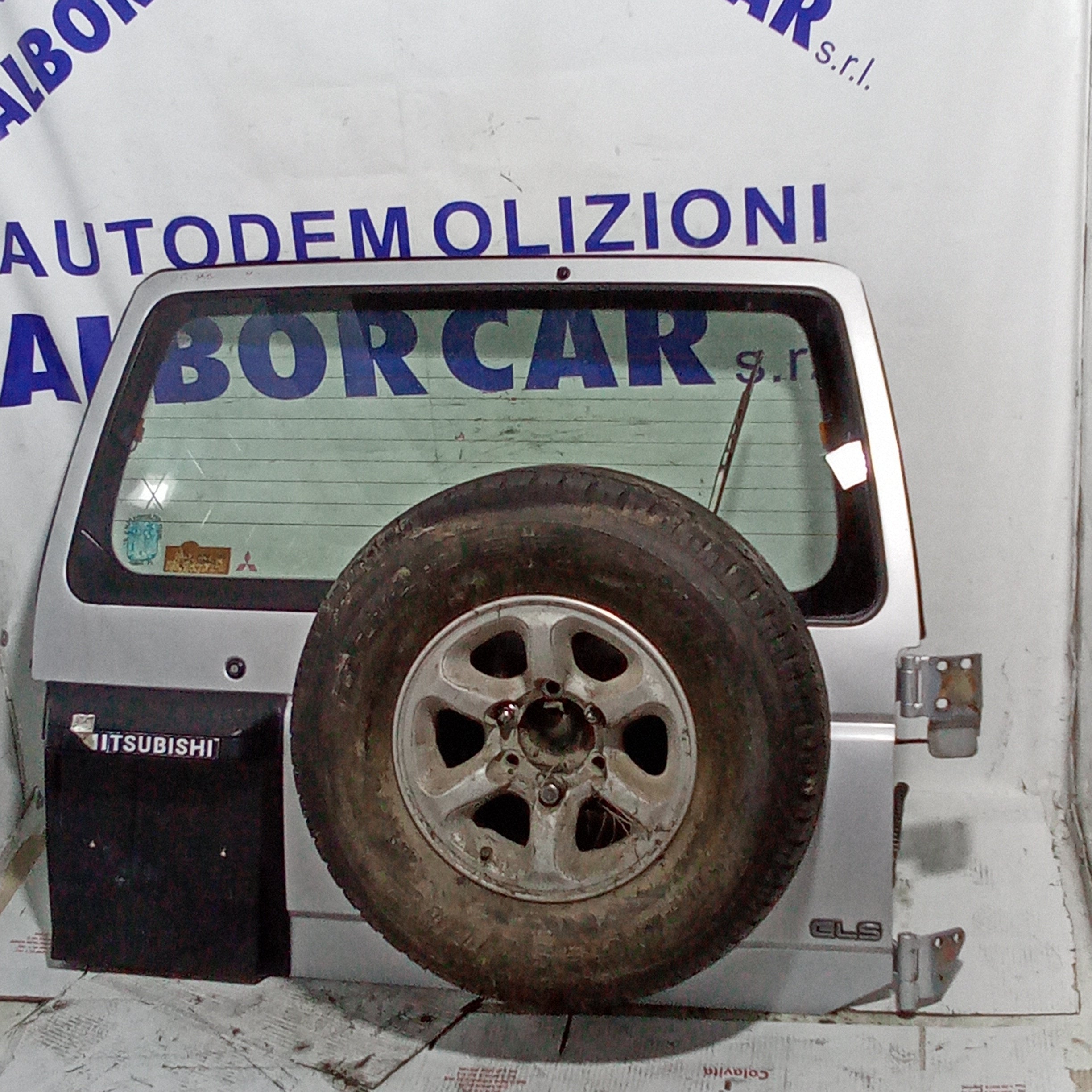 Portellone cofano baule completo mitsubishi pajero gls anno 1996