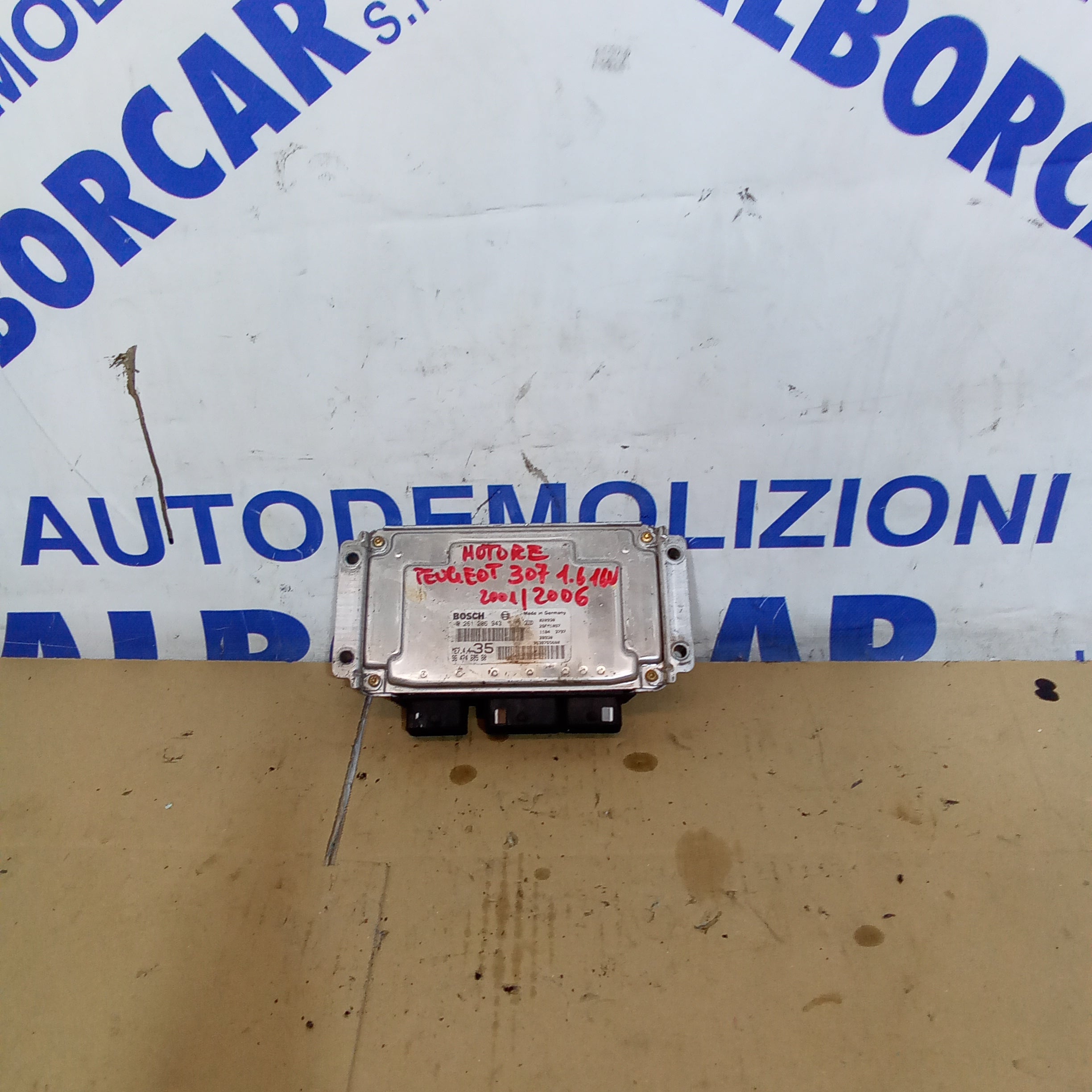 Centralina motore peugeot 307 1.6 16v anno 2001/2006