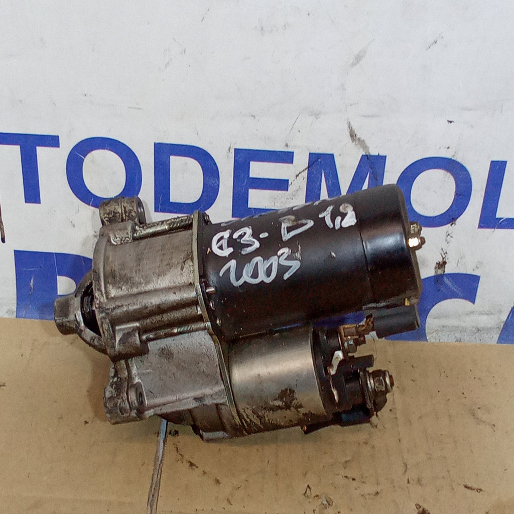 Motorino di avviamento citroen C3 1.2 benzina anno 2003 codice:9648644680