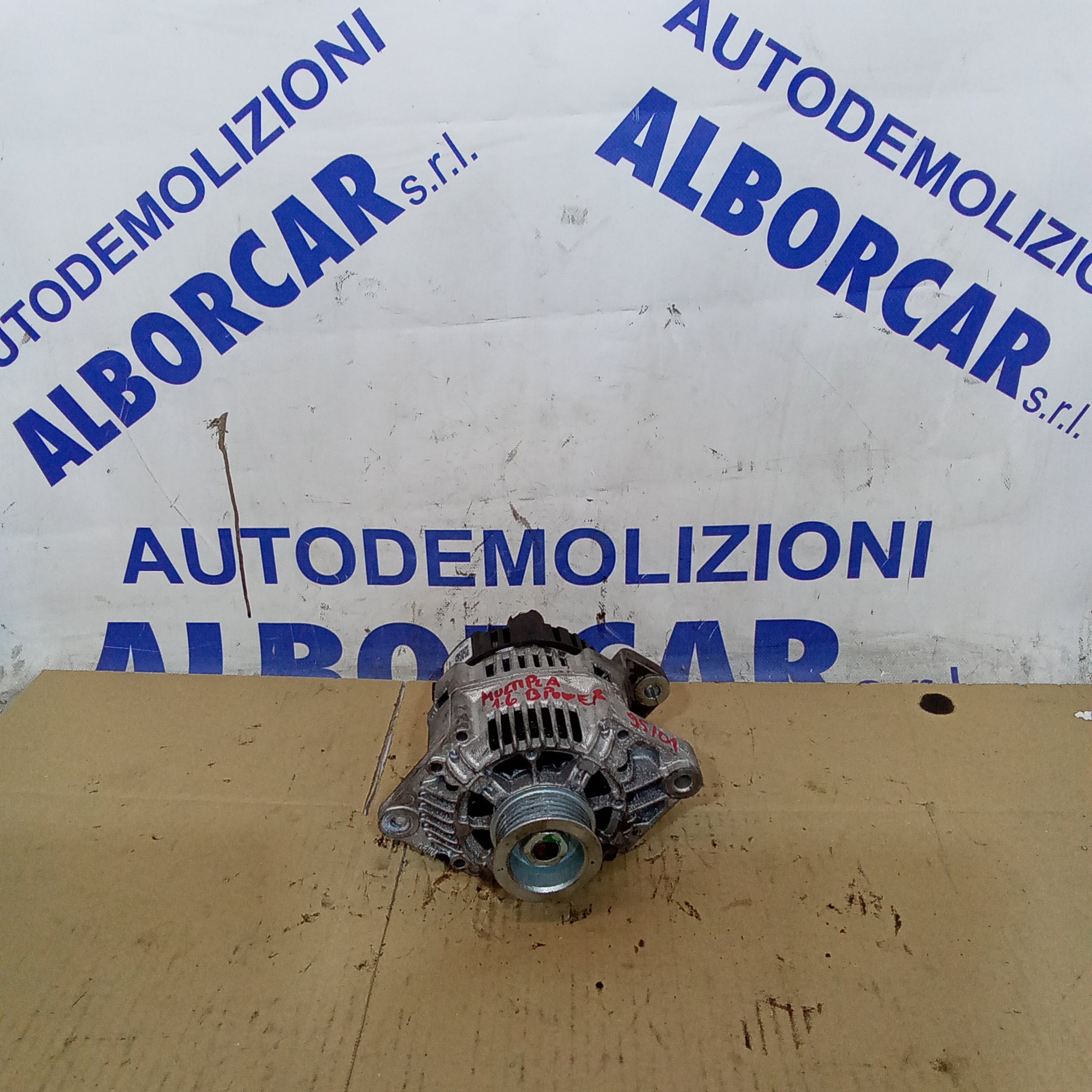 Alternator Fiat Multipla 1.6 Bipower / Fiat Bravo 1.6 Petrol Year 1995/2001 Part number 0124415011