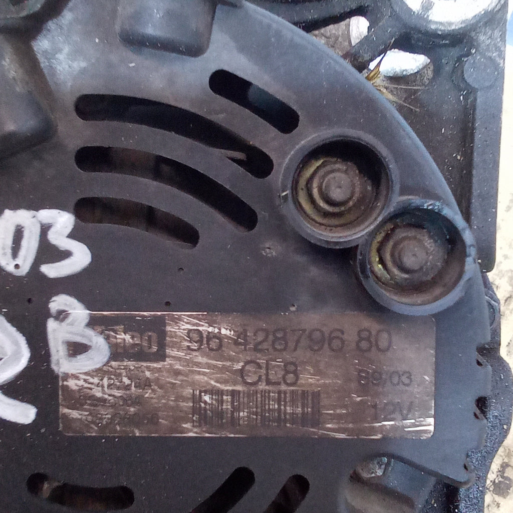 Citroen C3 1.2 petrol 2003 alternator