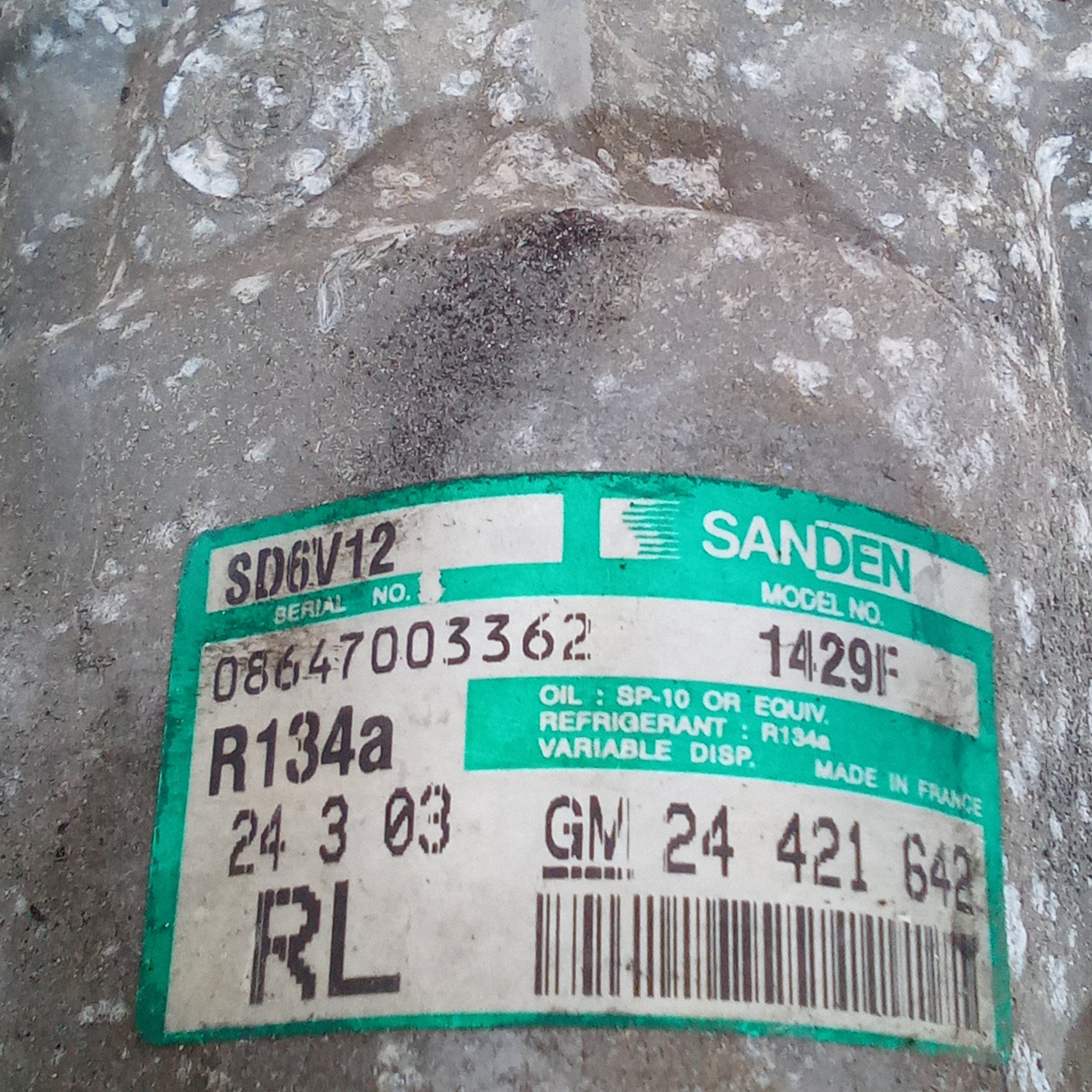 Compressore aria condizionata opel corsa 1.7cdti anno 1998/2004