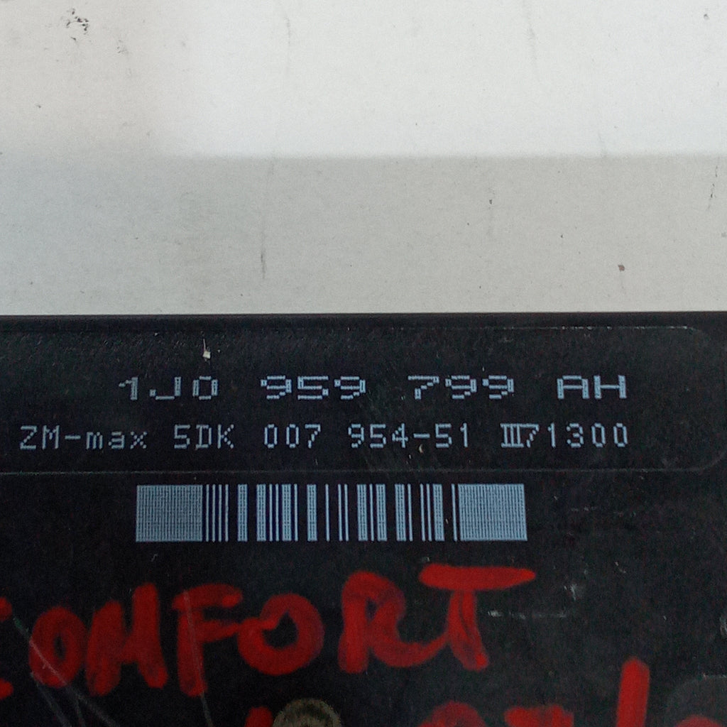 centralina modulo comfort volkswagen golf 4 anno 1997/2004 codice 1JO959799AH