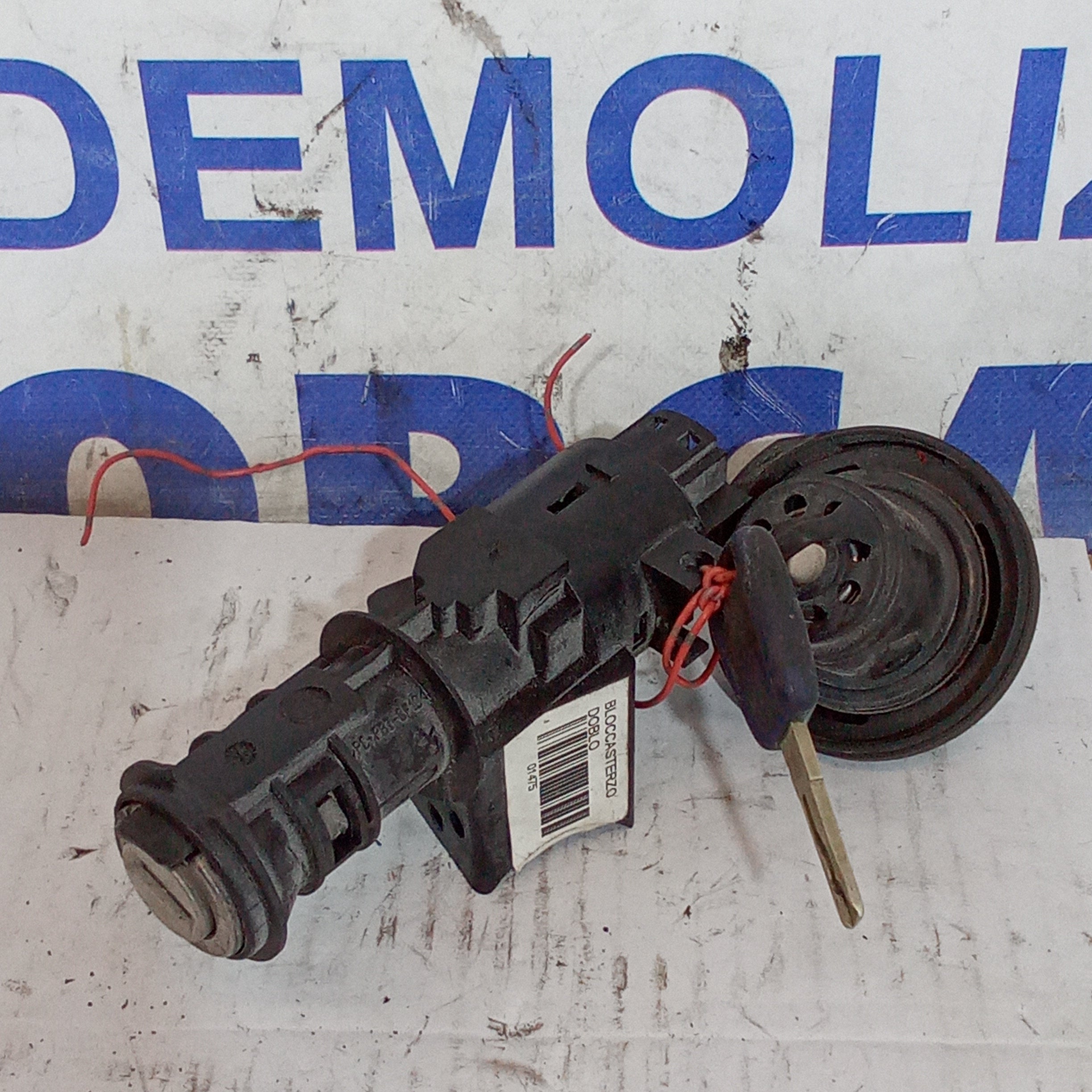 bloccasterzo avviamento completo di tappo carburante fiat Doblò 1.9 jtd anno 2004