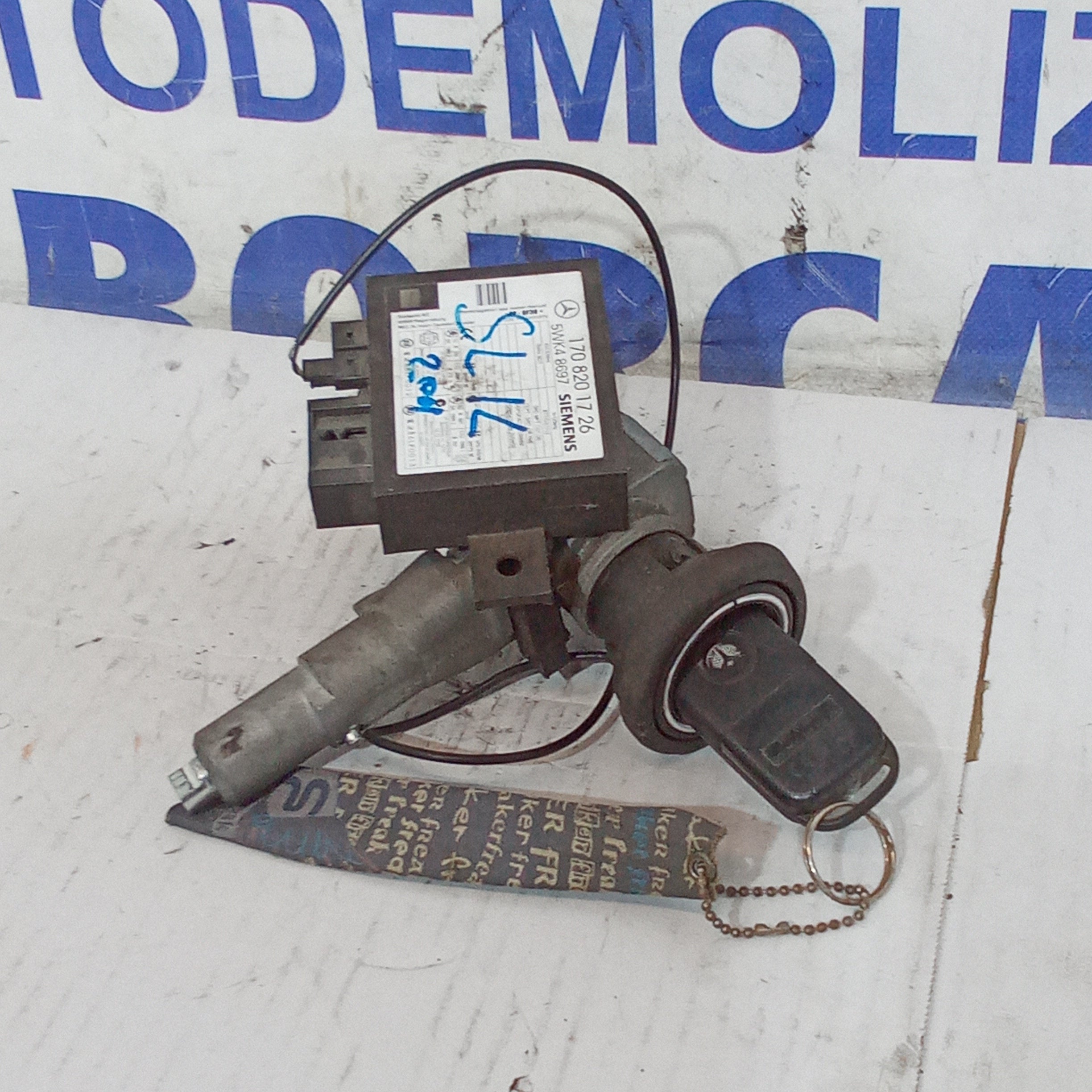bloccasterzo + avviamento completo mercedes SLK 200 kompressor anno 2009