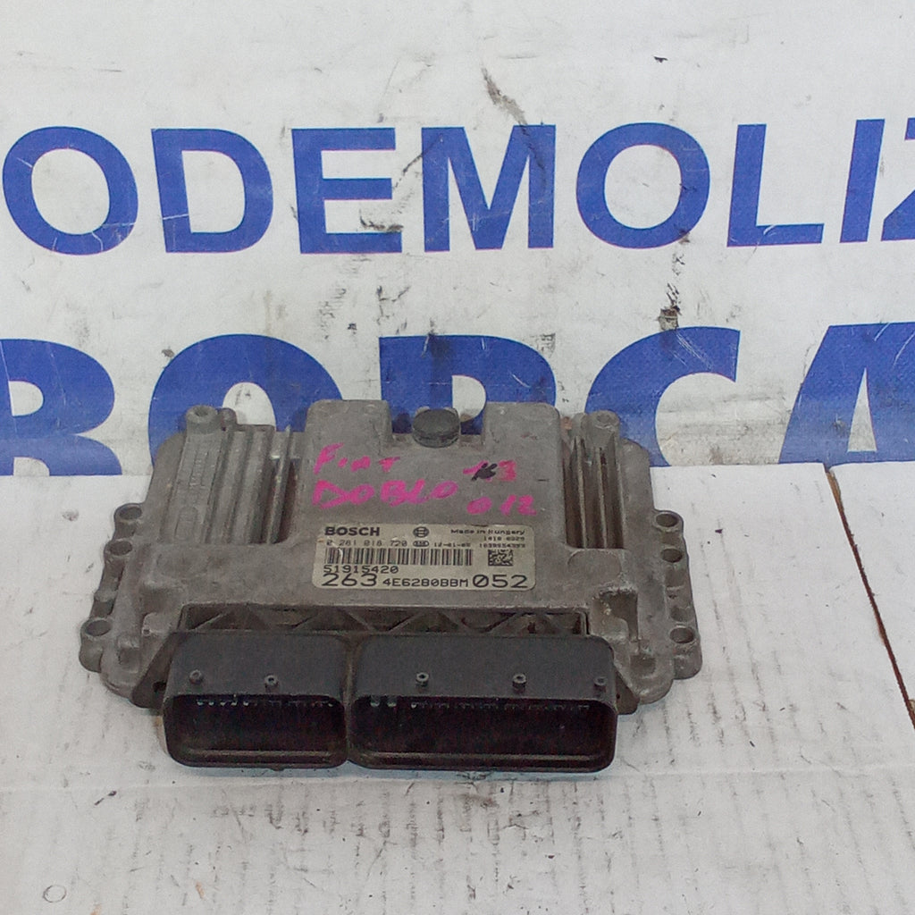 centralina motore fiat Doblò 1.6mjt anno 2010/2018 cod 0281018720