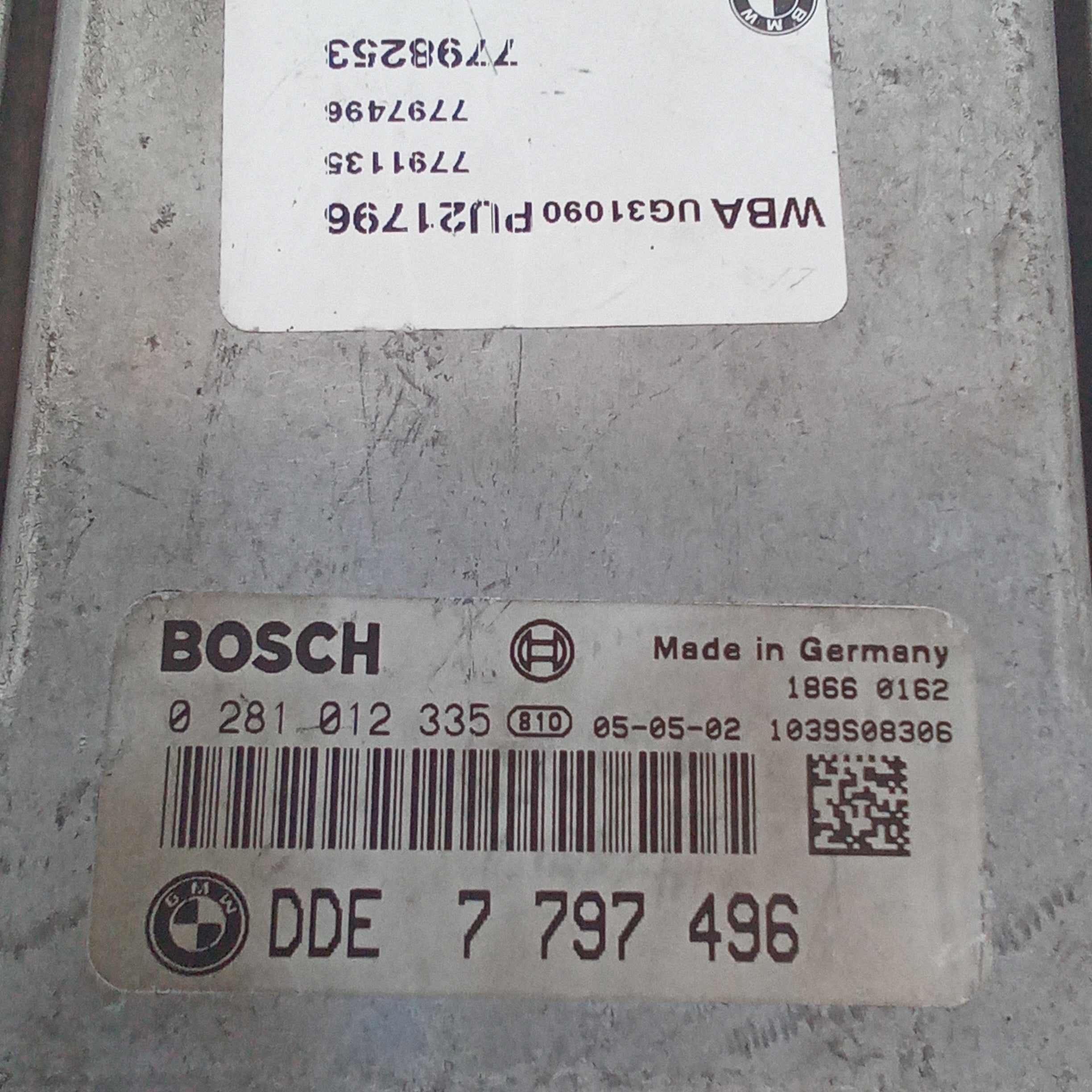 centralina motore bmw 118/318d E87 1 serie anno 2004/2007