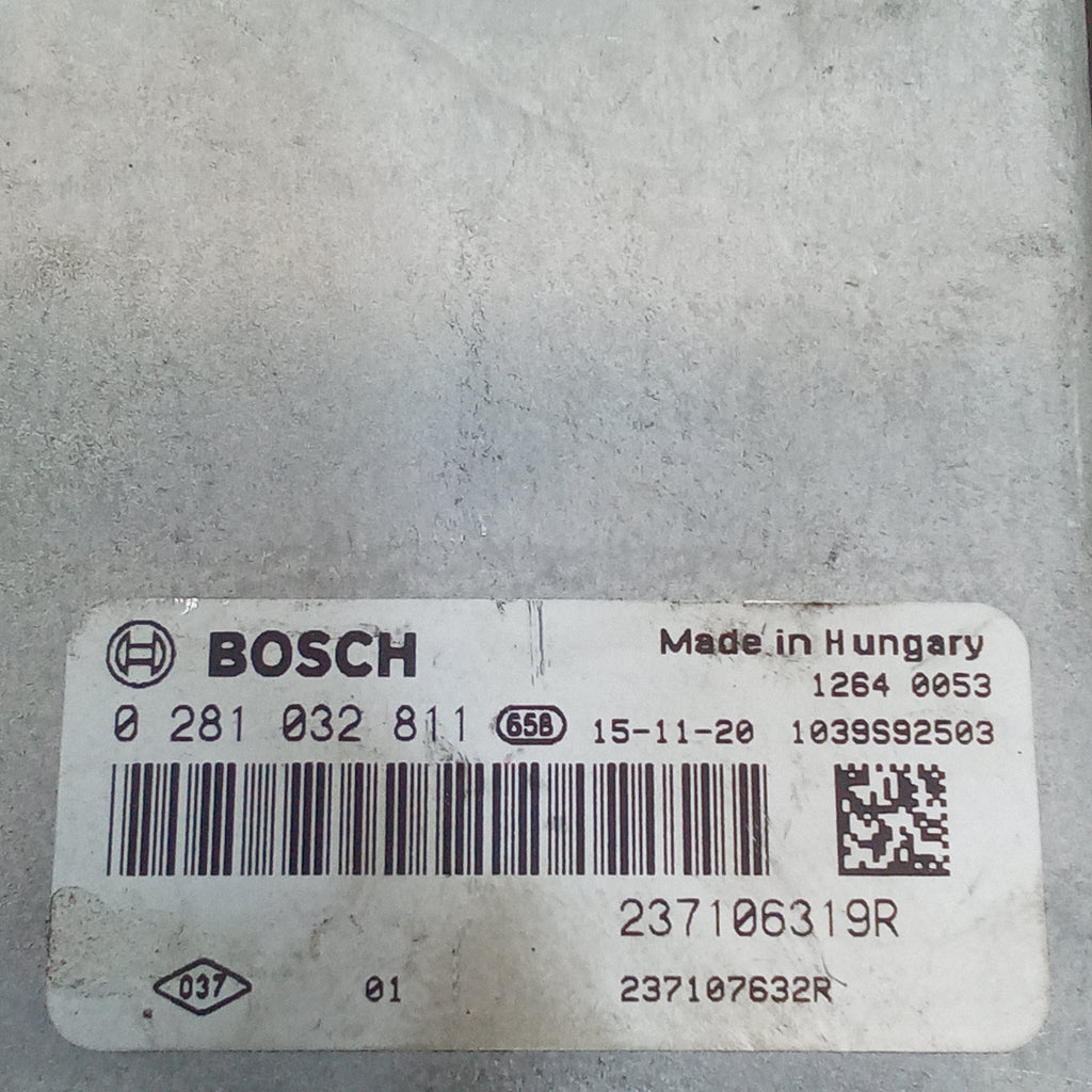 Renault Clio 4 series 1.5cdi engine control unit year 2012/2019 cod.0281032811
