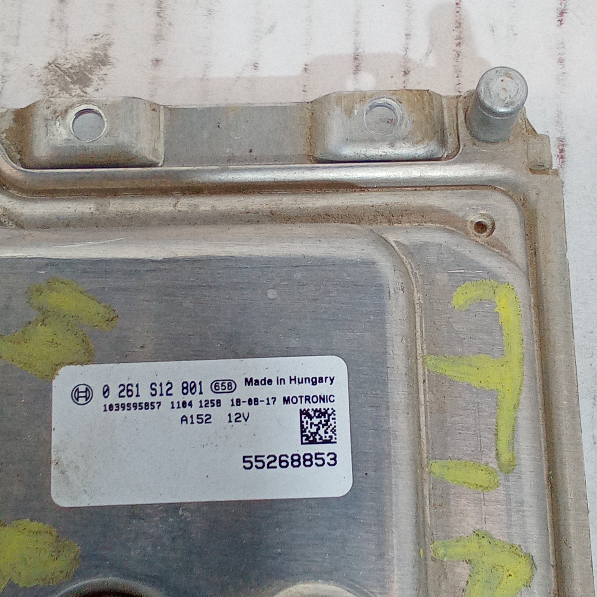 unidad de control del motor Fiat Tipo 1.4 gasolina año 2018 cód. 55268853