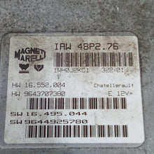 Carica l&#39;immagine nel visualizzatore di Gallery, centralina motore peugeot 206 1.1 benzina 1 serie anno 2000 cod.IAW48P2.76
