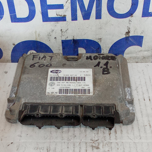 unidad de control del motor Fiat 600 1.1 gasolina año 2002