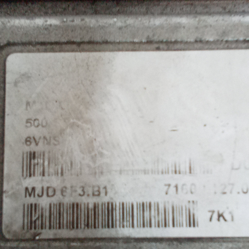 Fiat 500 1.3 mjt 75hp engine control unit year 2007/2015