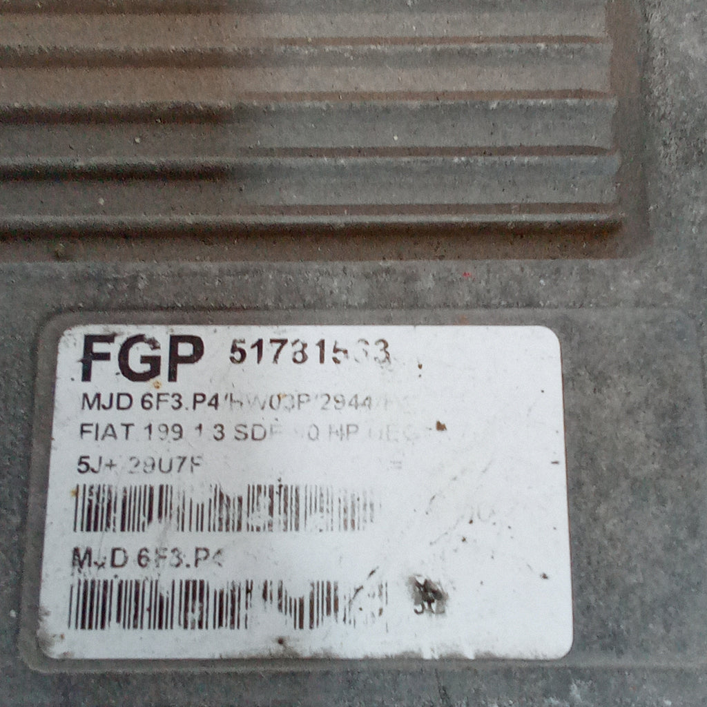 centralita motor Fiat Grande Punto 1.3 mjt 90cv año 2006 cod 51781563